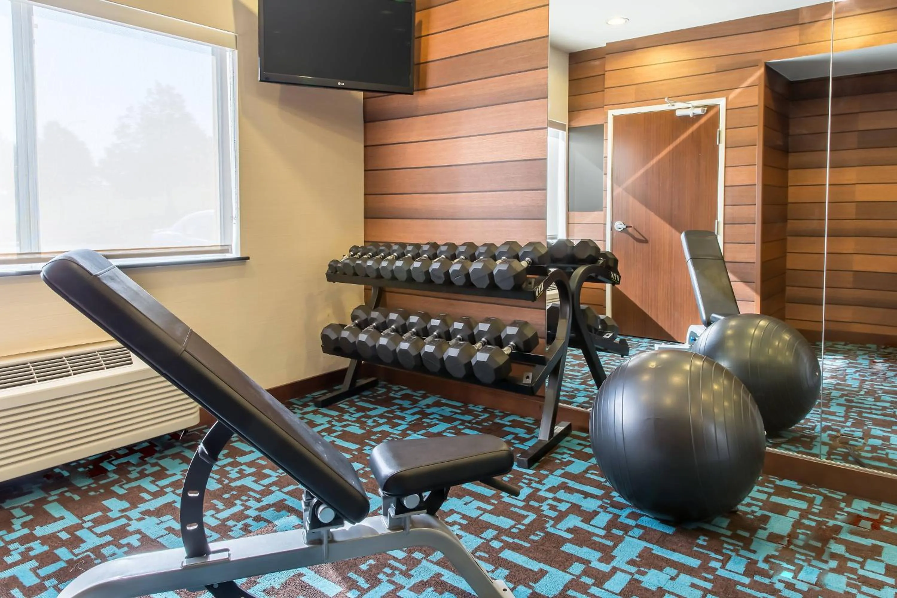 Fitness centre/facilities in Fairfield Inn & Suites Sioux Falls