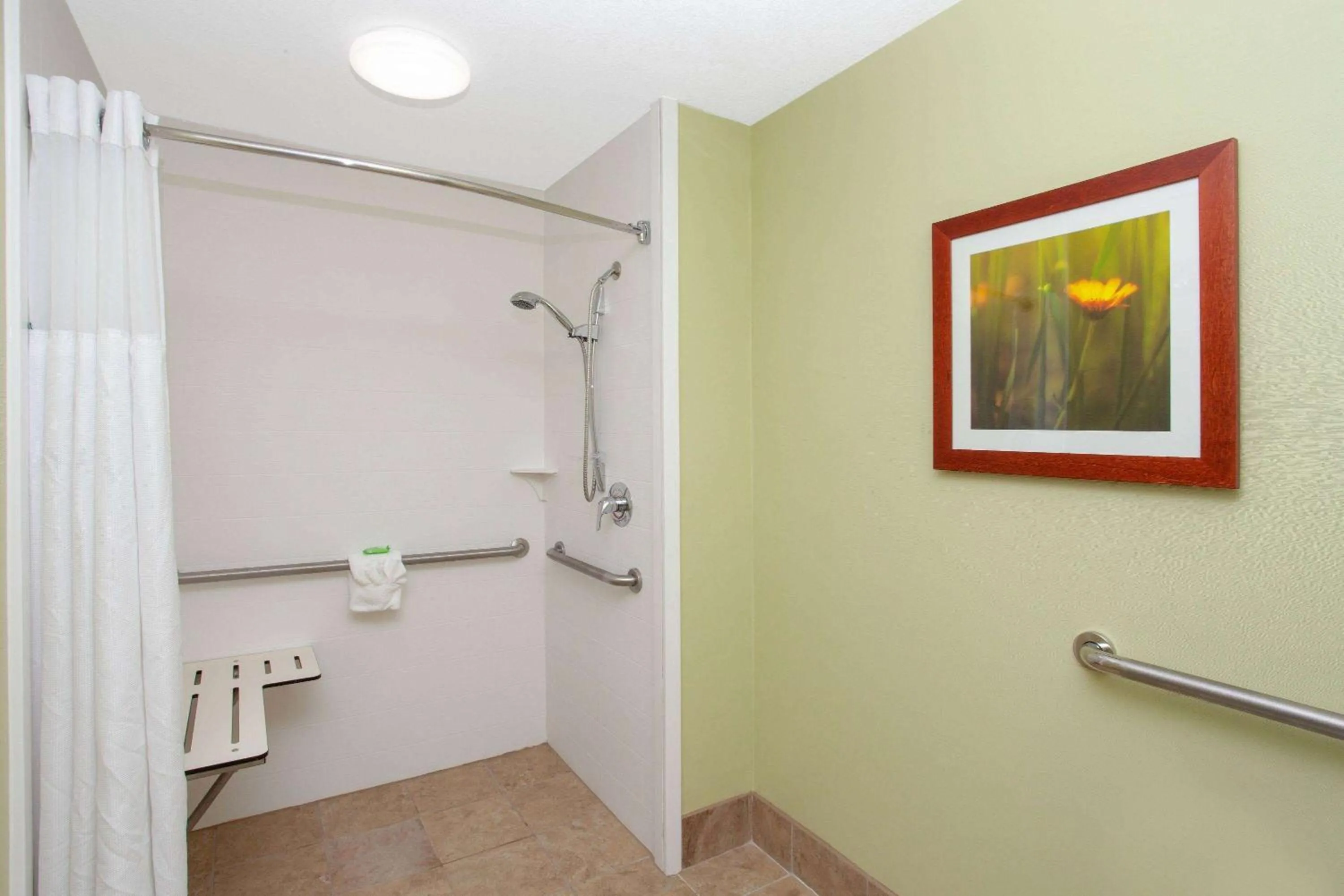 Shower in Wyndham Garden Fort Wayne