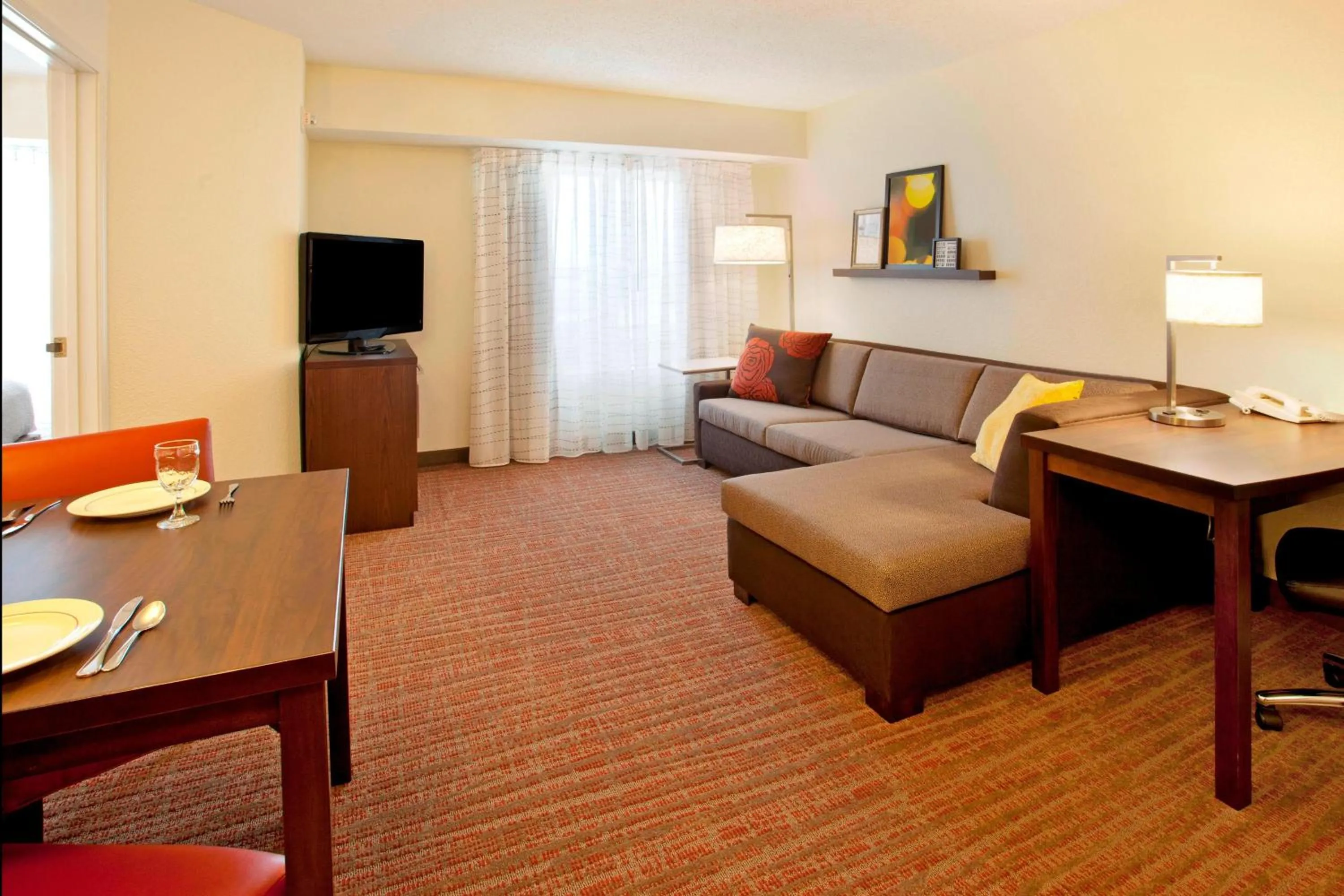 Living room in Residence Inn by Marriott Fort Wayne Southwest