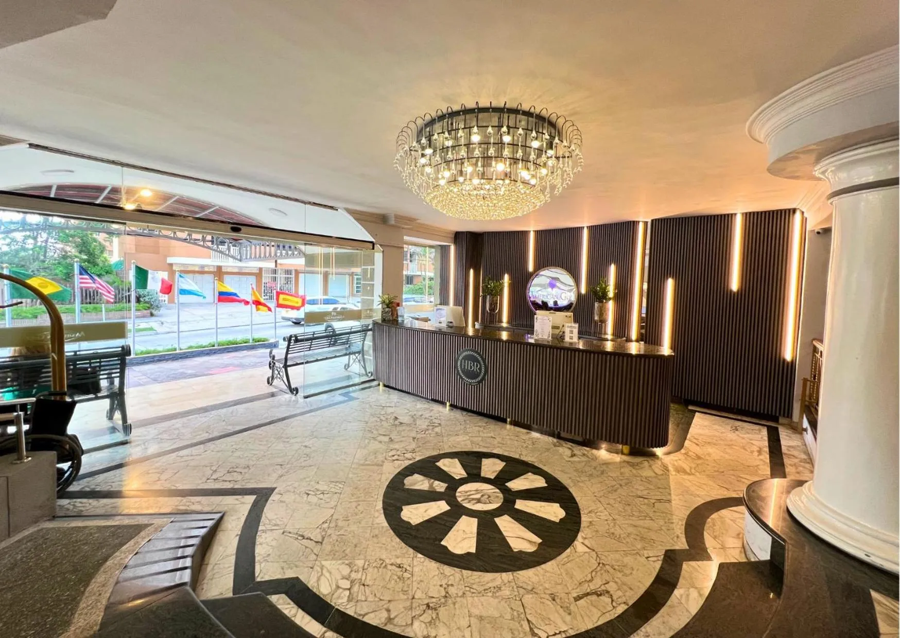 Lobby or reception in Hotel American Golf