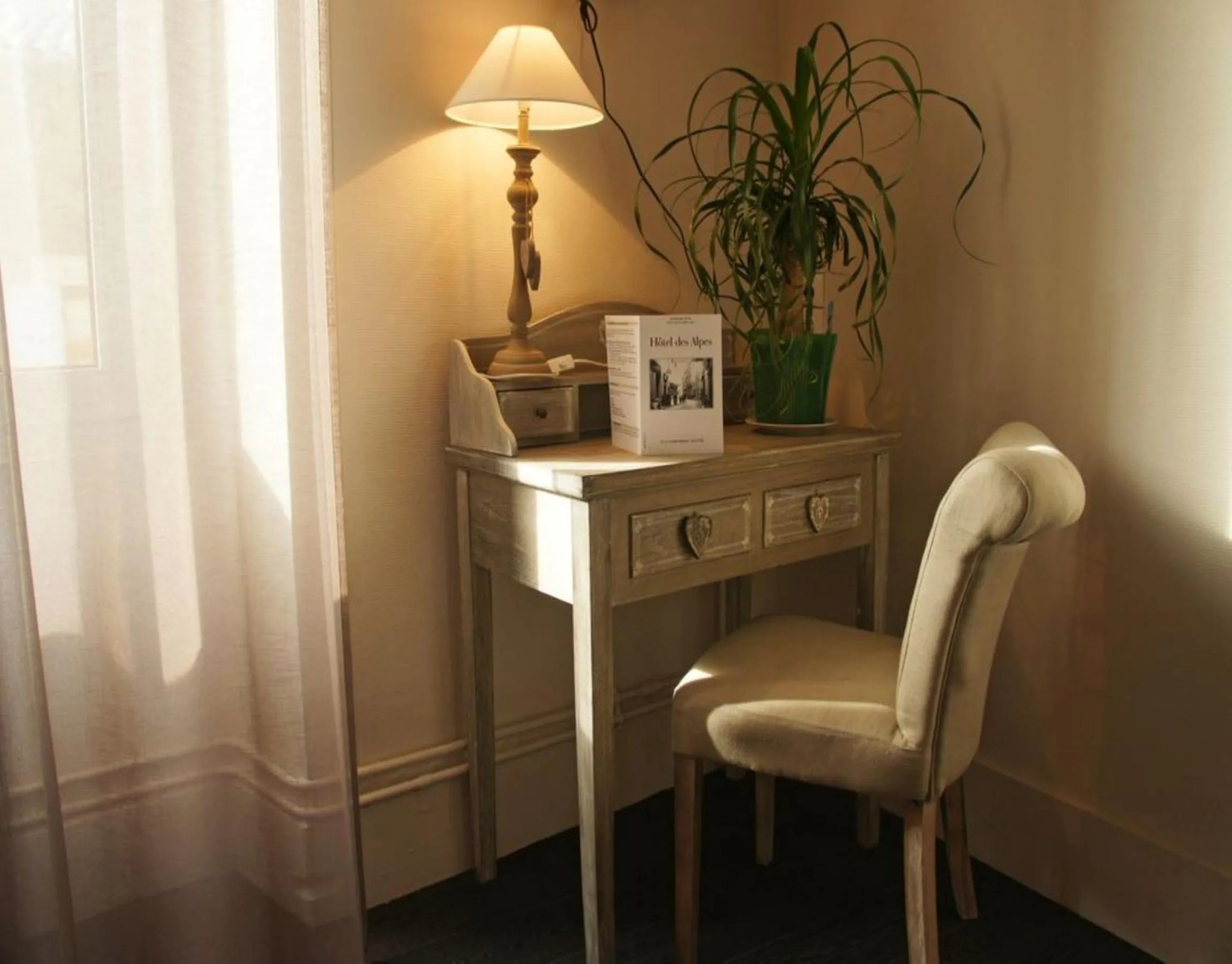 Decorative detail in Hotel des Alpes