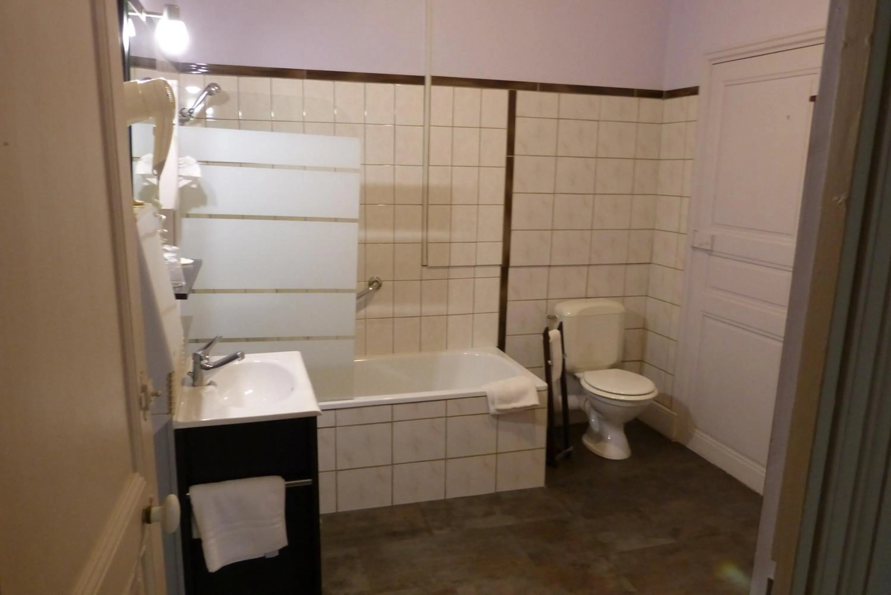 Bathroom in Hotel des Alpes