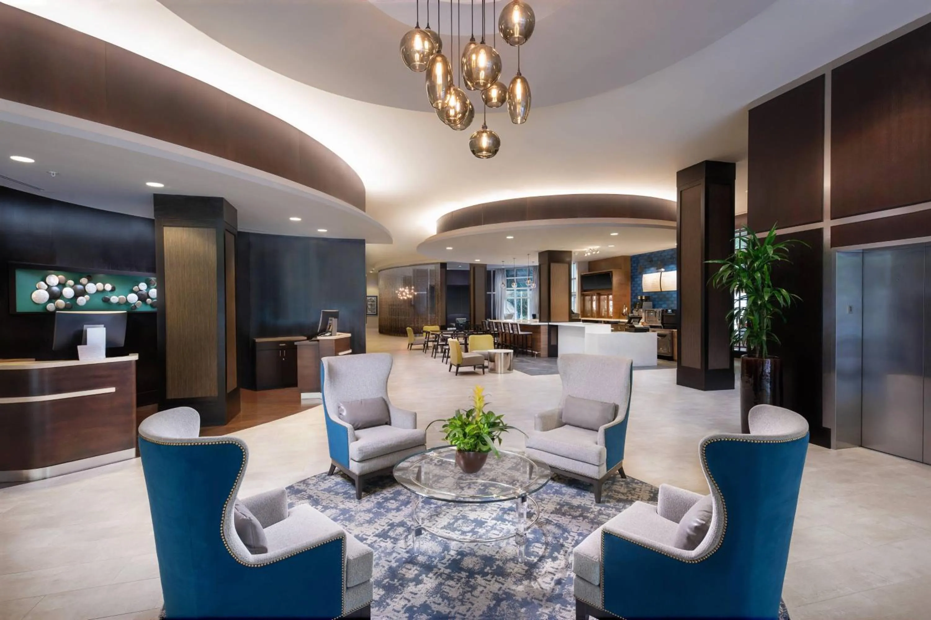 Lobby or reception in Courtyard by Marriott Greenville Downtown