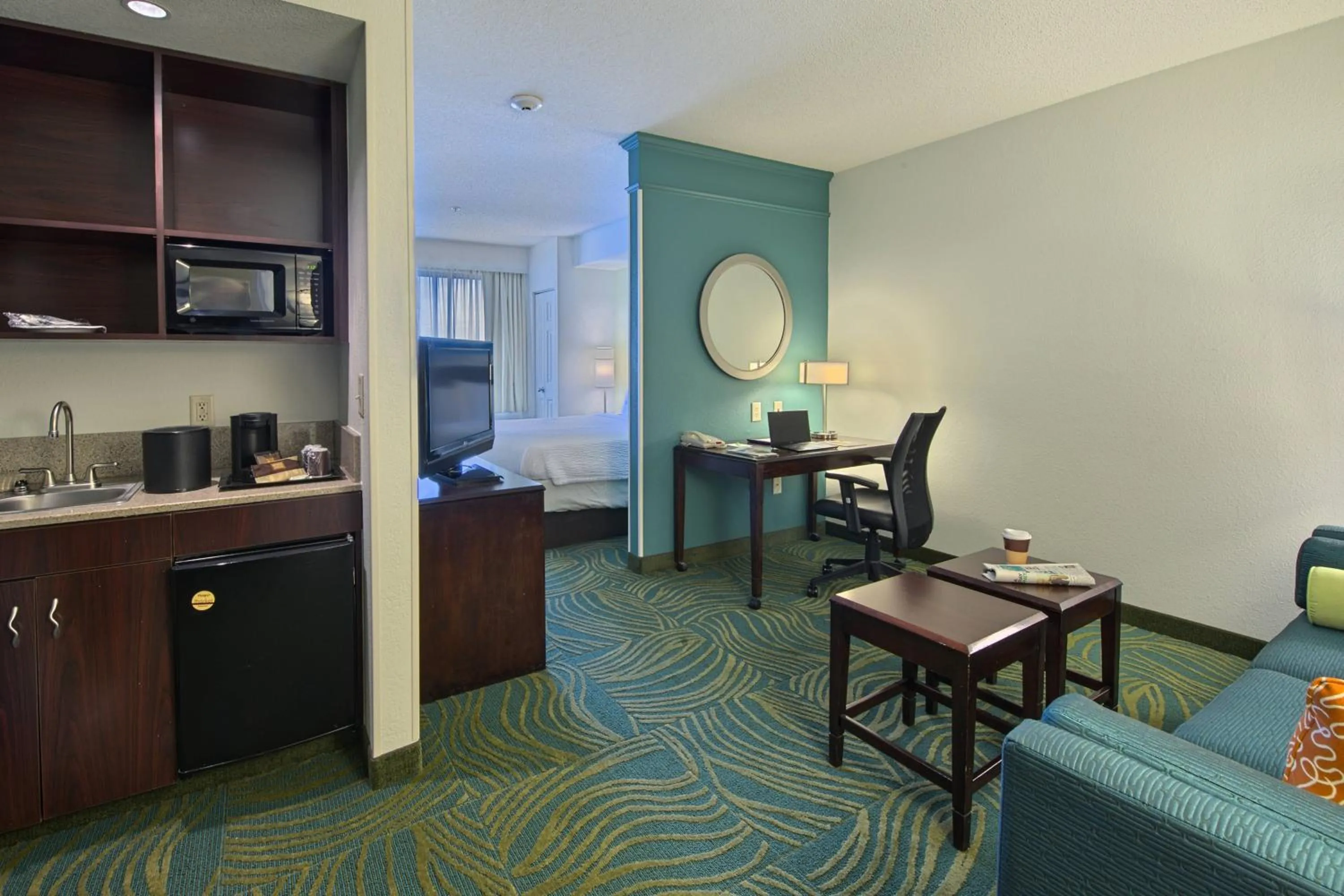 Living room in SpringHill Suites by Marriott Greensboro