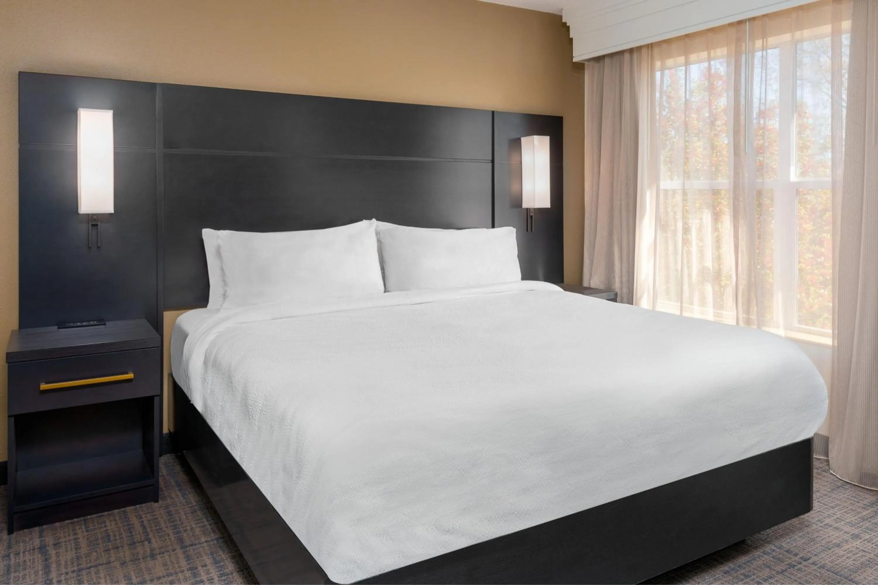 Bedroom, Bed in Residence Inn Greenville-Spartanburg Airport