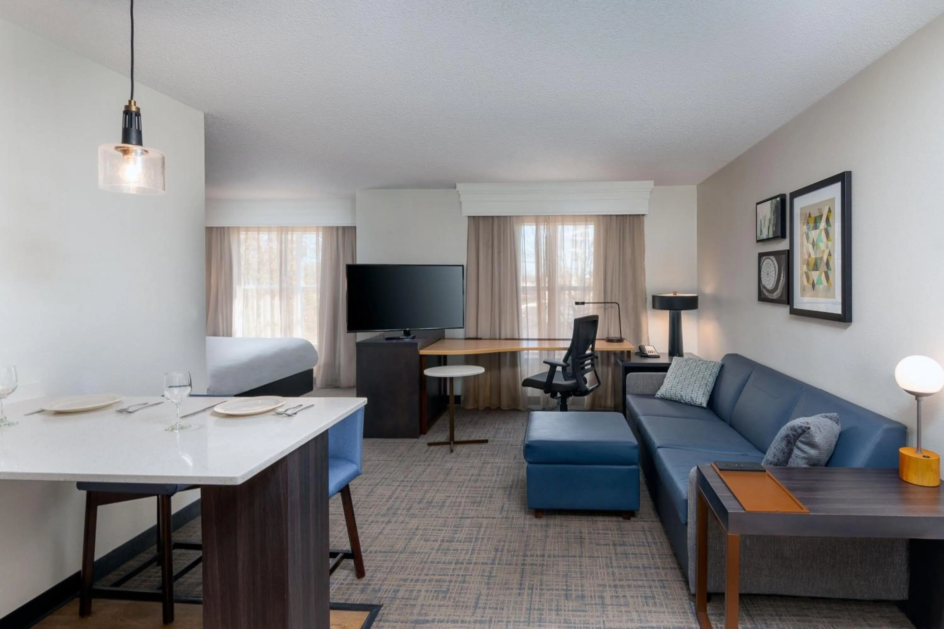 Living room in Residence Inn Greenville-Spartanburg Airport