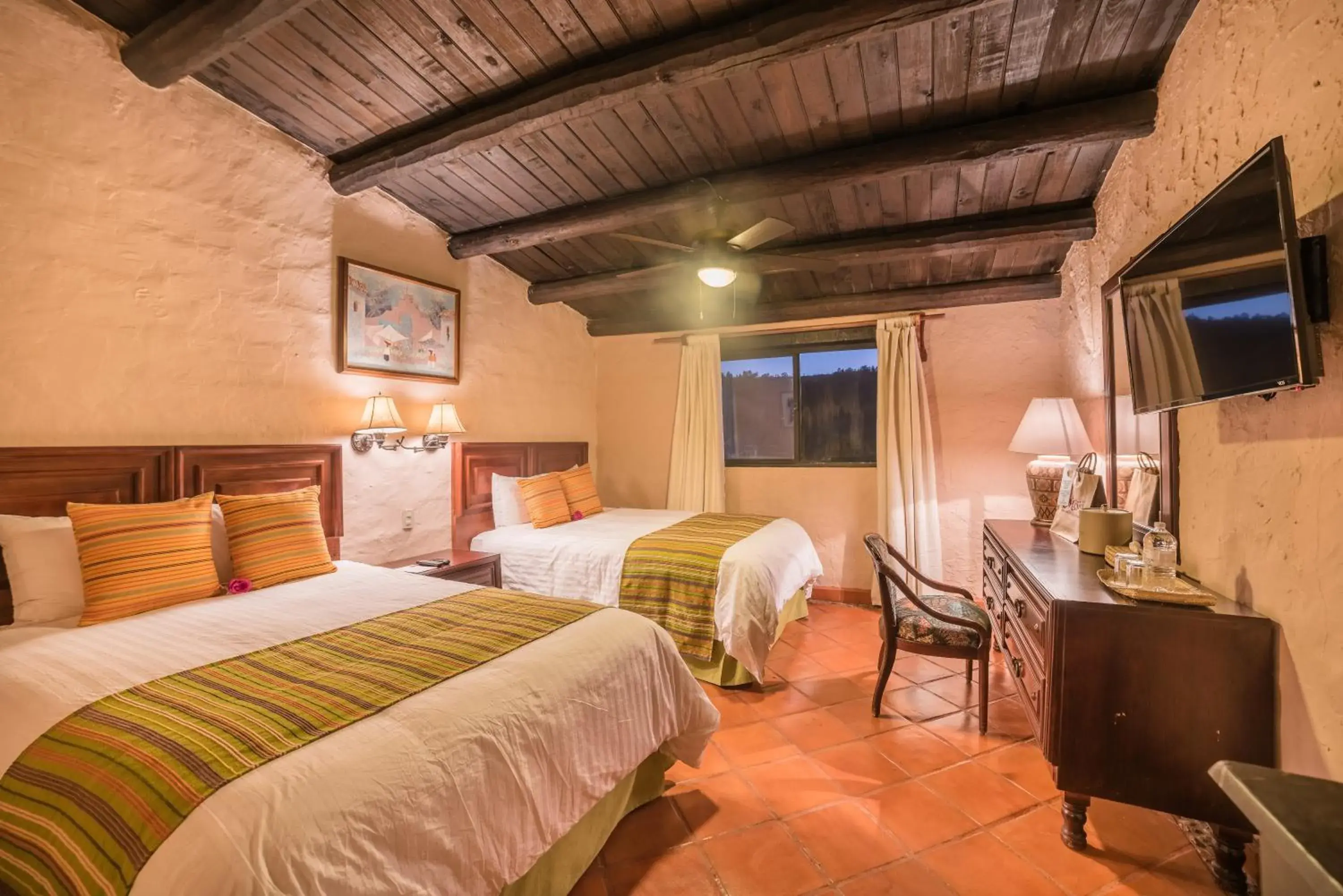 Double Room with Two Double Beds - single occupancy in Hotel Misión Cerocahui a Balderrama Hotel Collection Double Room with Two Double Beds - single occupancy in Hotel Misión Cerocahui a Balderrama Hotel Collection