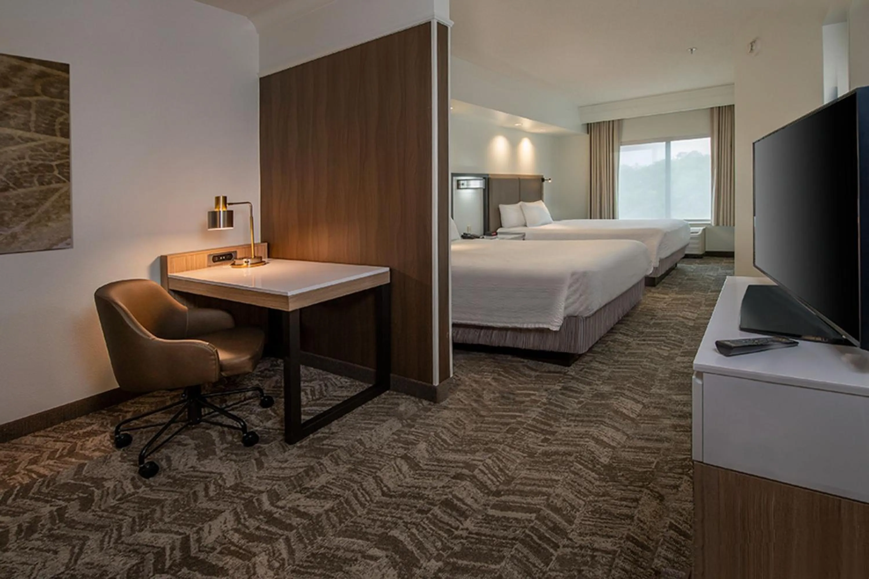 Photo of the whole room, Bed in SpringHill Suites Hagerstown