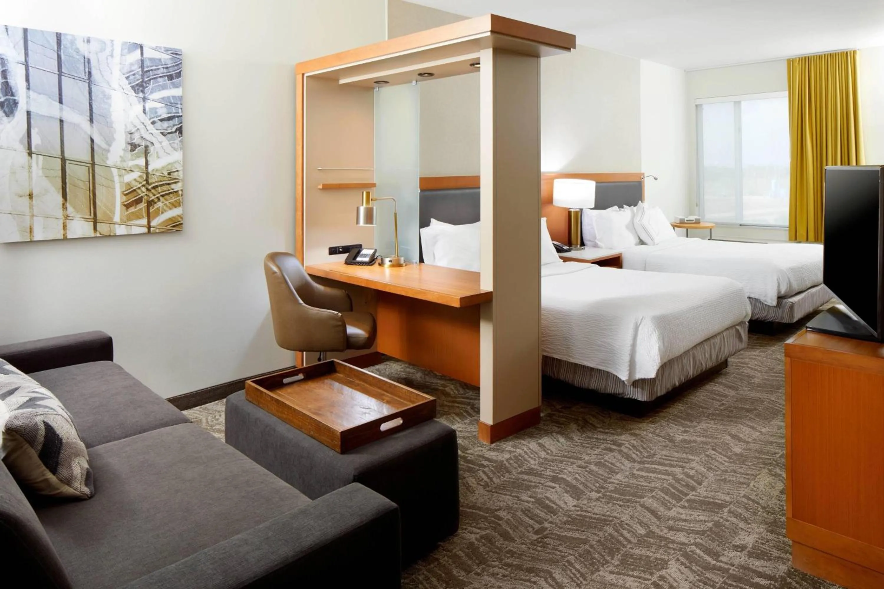 Photo of the whole room, Bed in SpringHill Suites Houston NASA/Webster