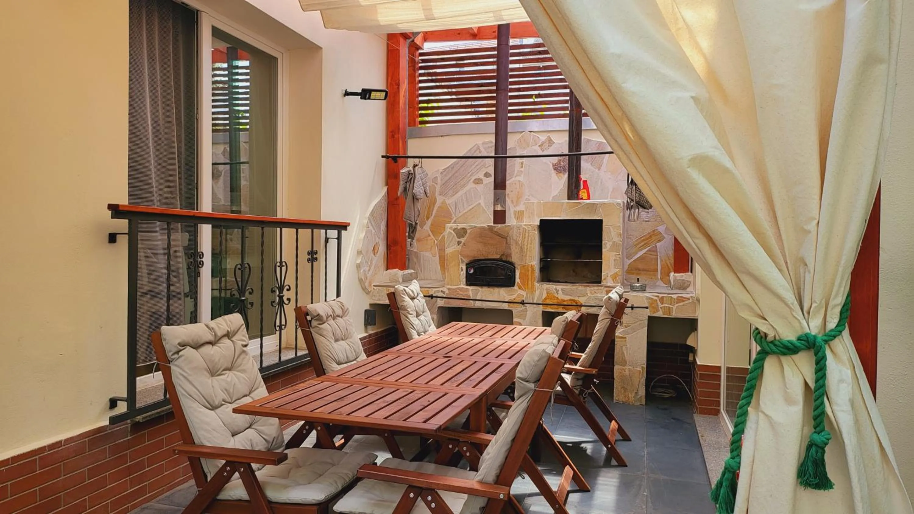 Patio in Marcel Apartments Leipzig