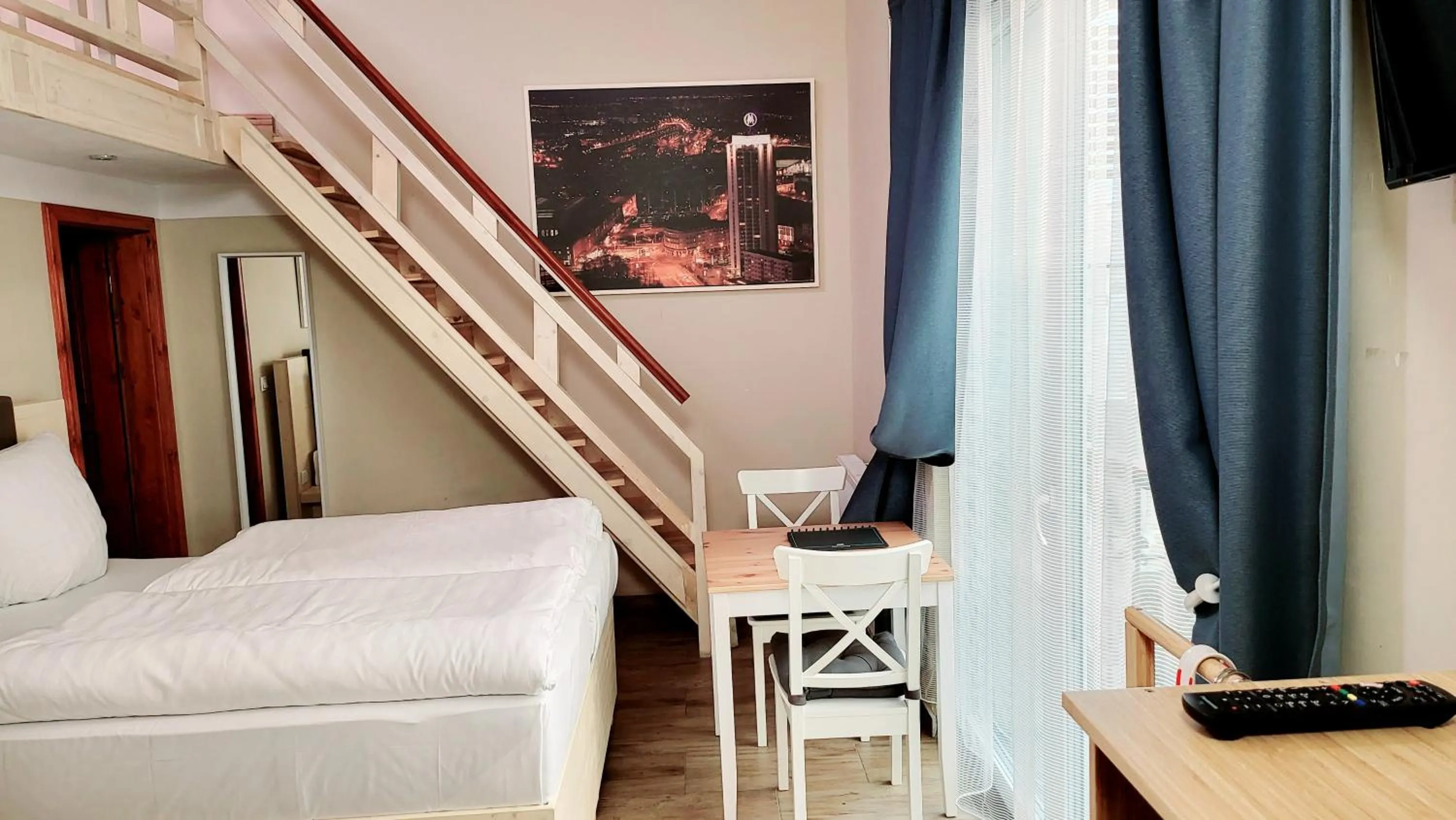 Bed in Marcel Apartments Leipzig