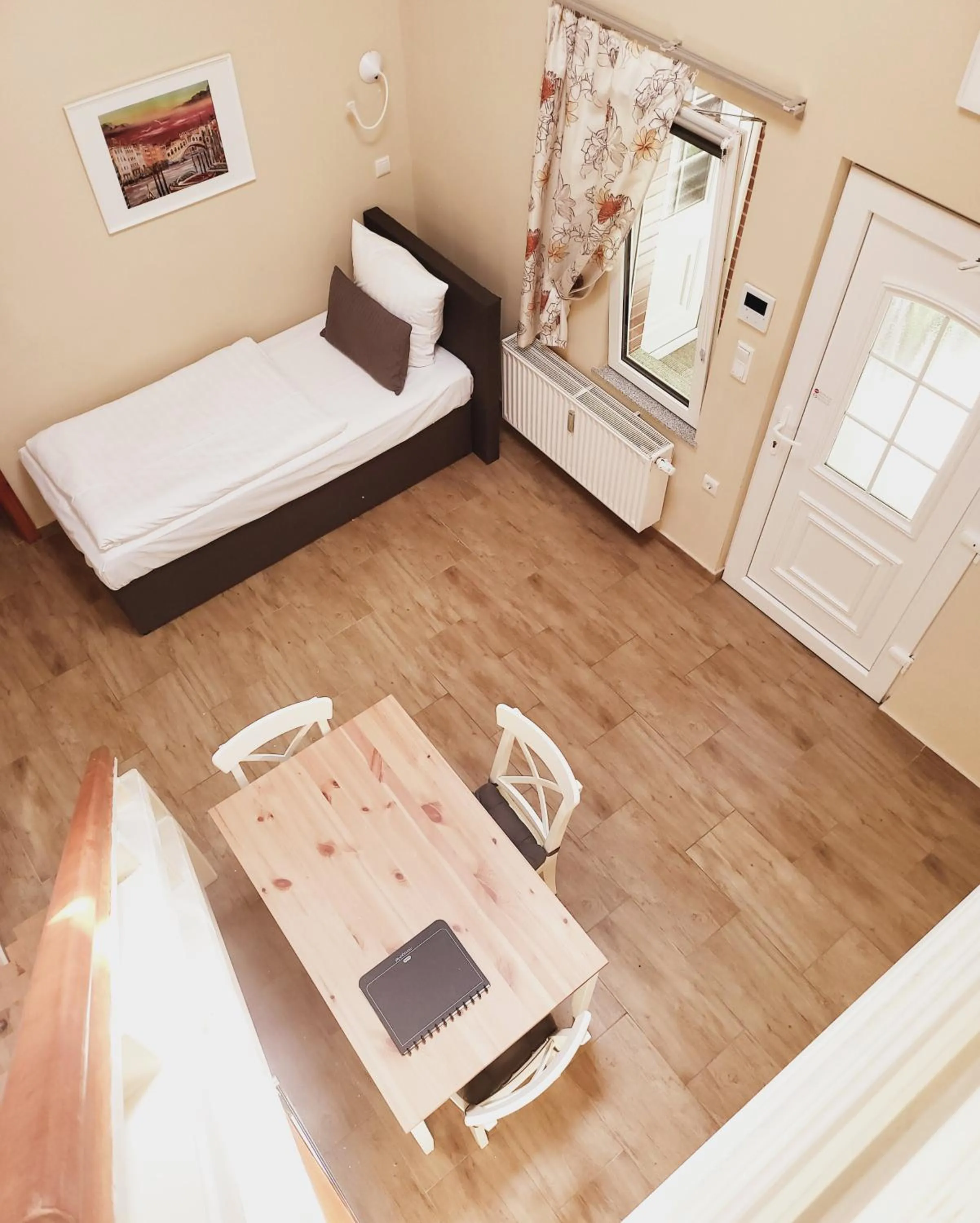 Bed in Marcel Apartments Leipzig