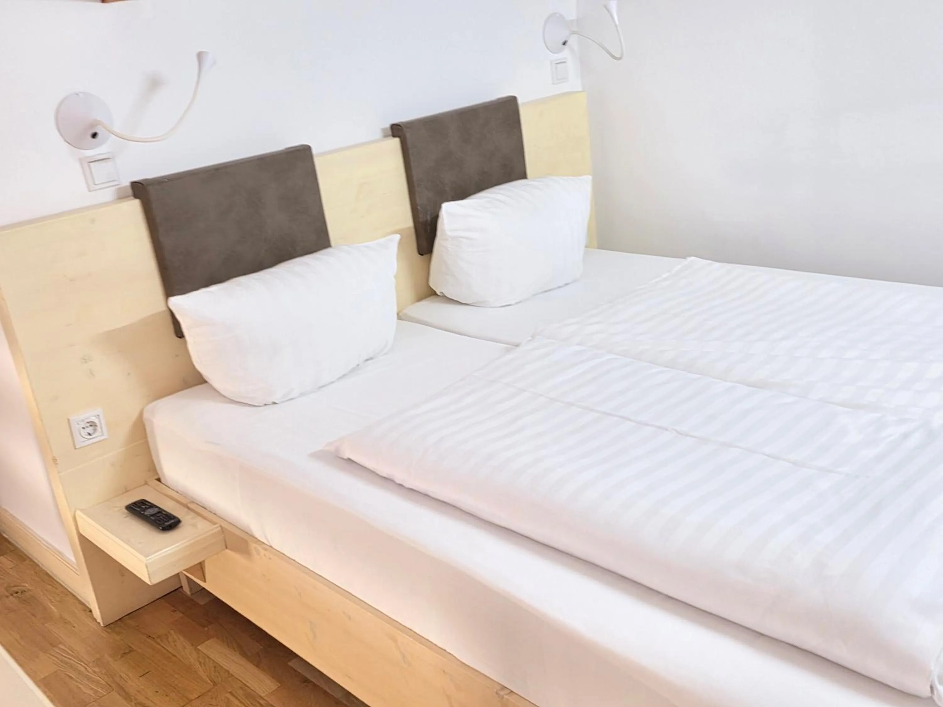 Bed in Marcel Apartments Leipzig