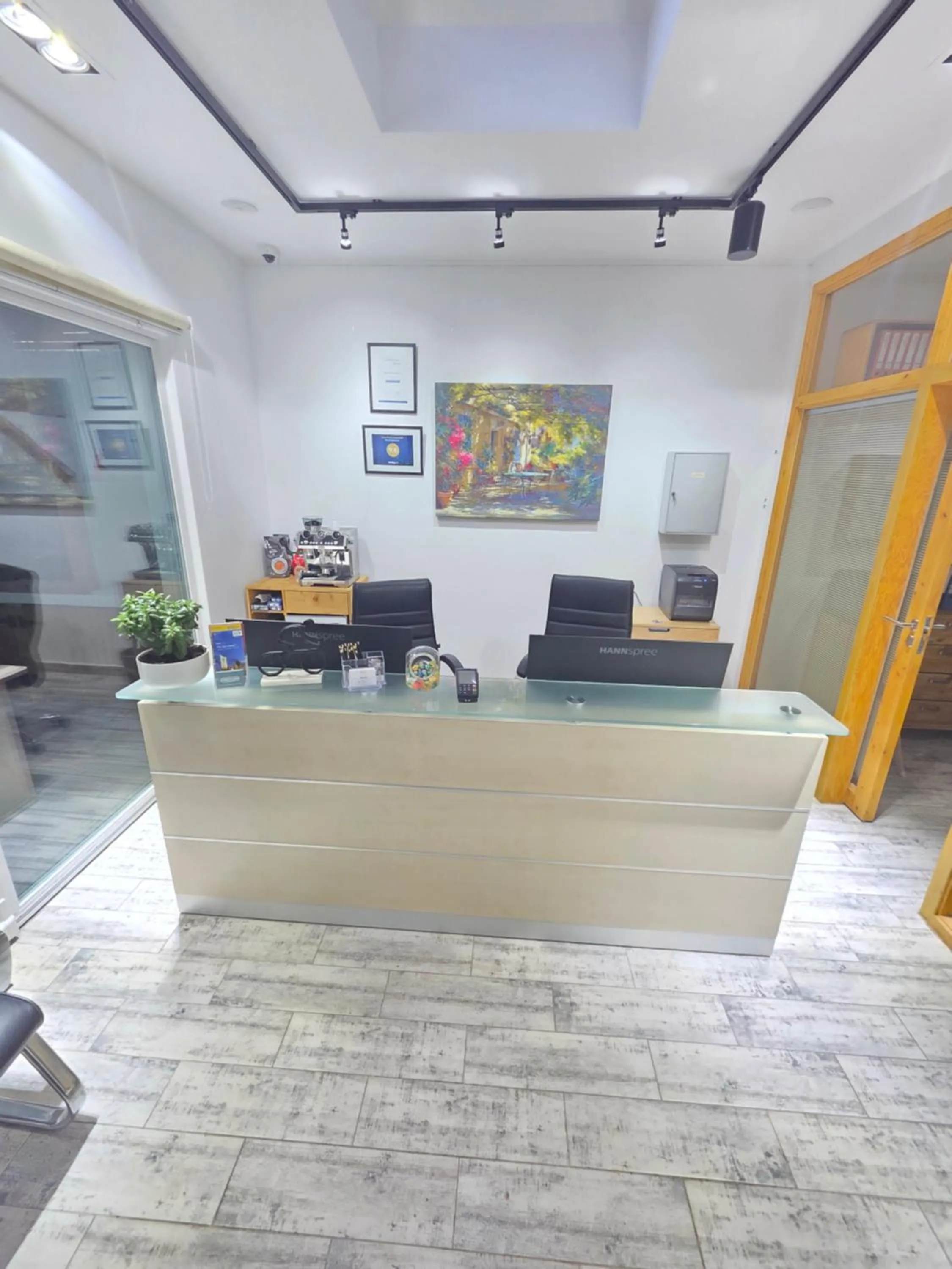 Lobby or reception in Marcel Apartments Leipzig