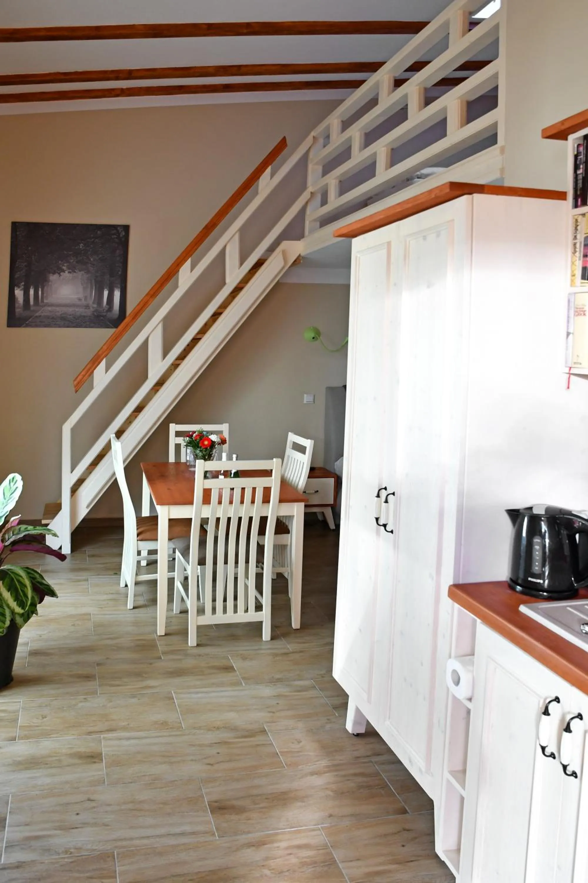 Kitchen or kitchenette in Marcel Apartments Leipzig