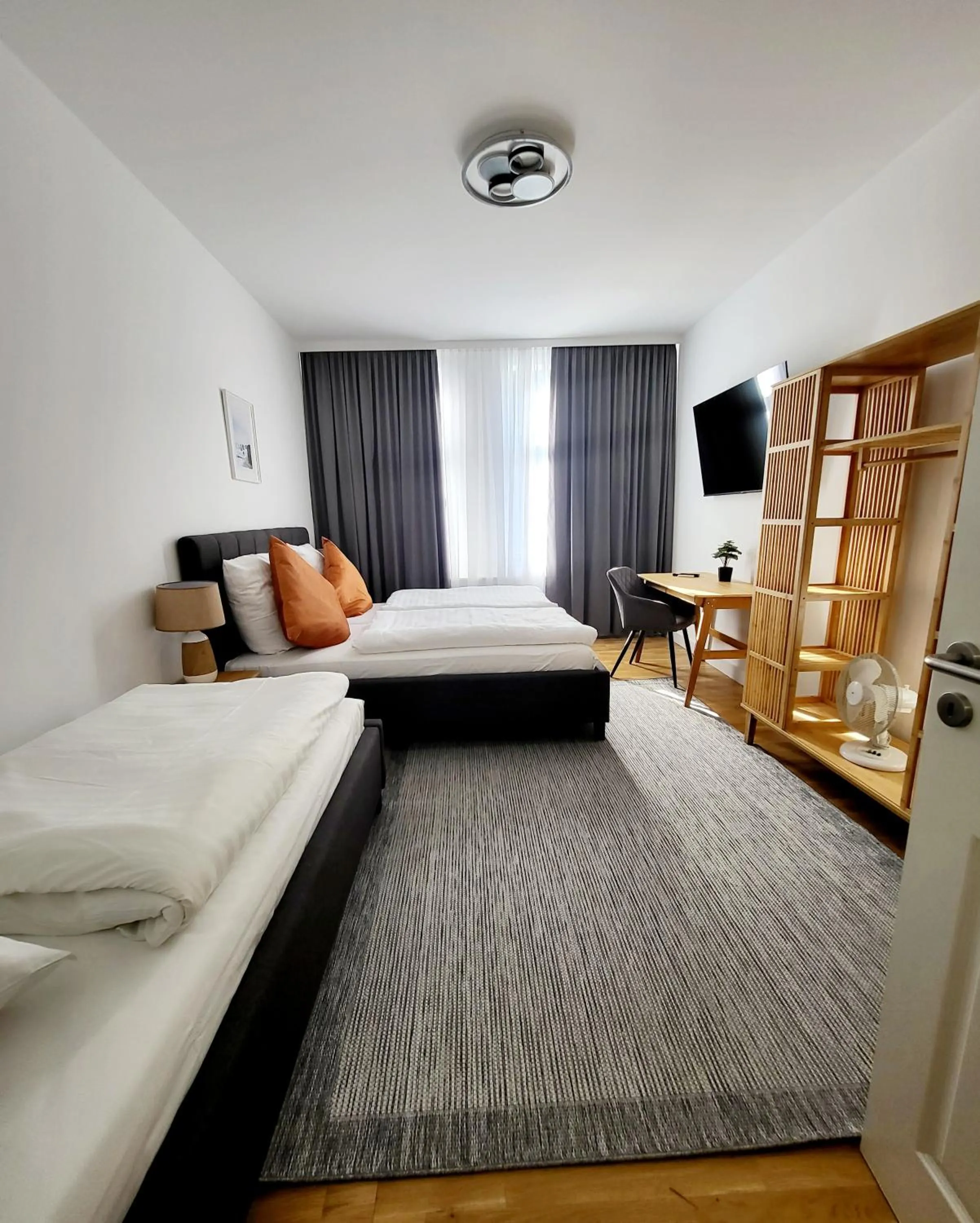 Bedroom, Bed in Marcel Apartments Leipzig