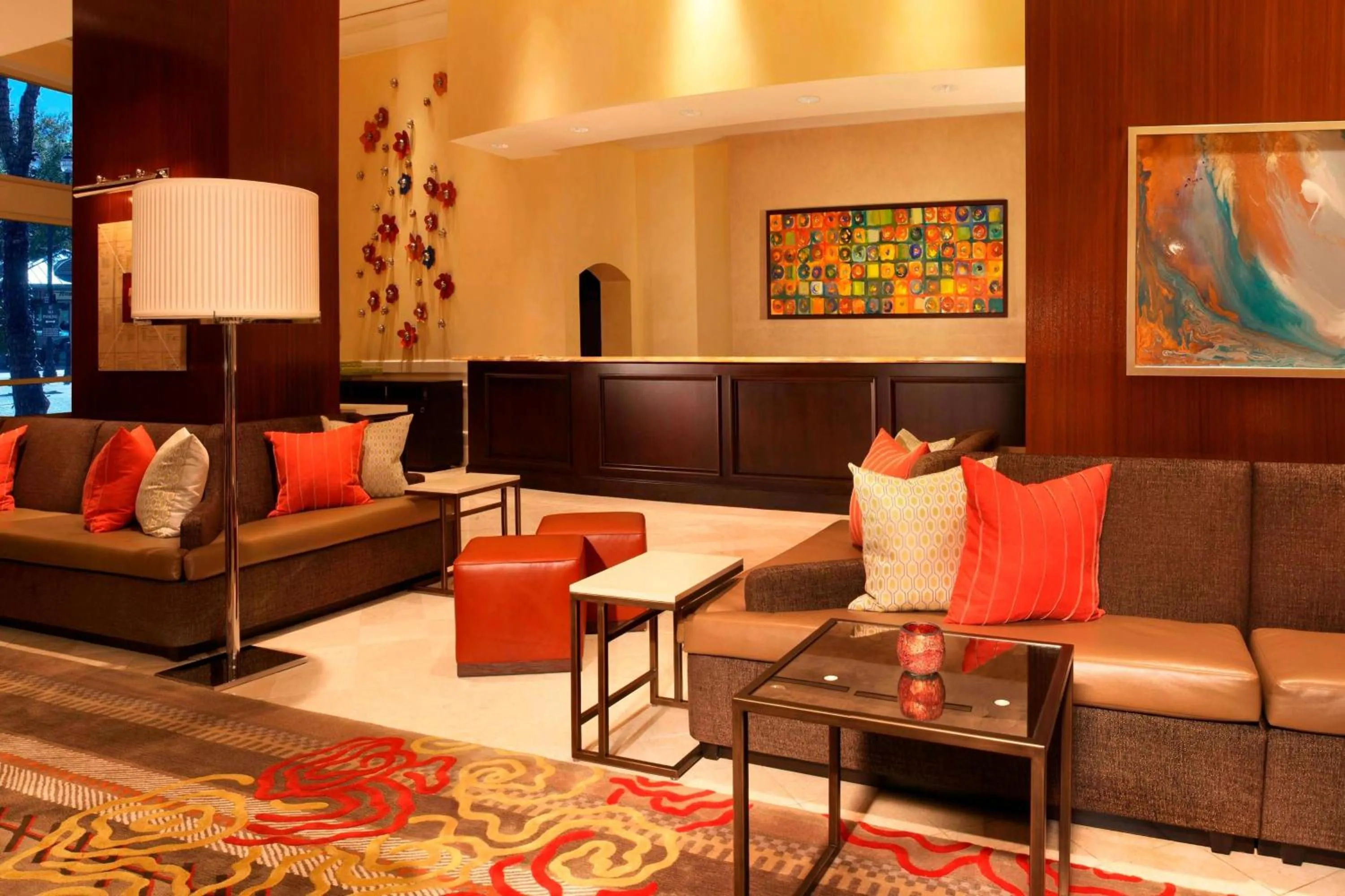 Lobby or reception in Houston Marriott Sugar Land