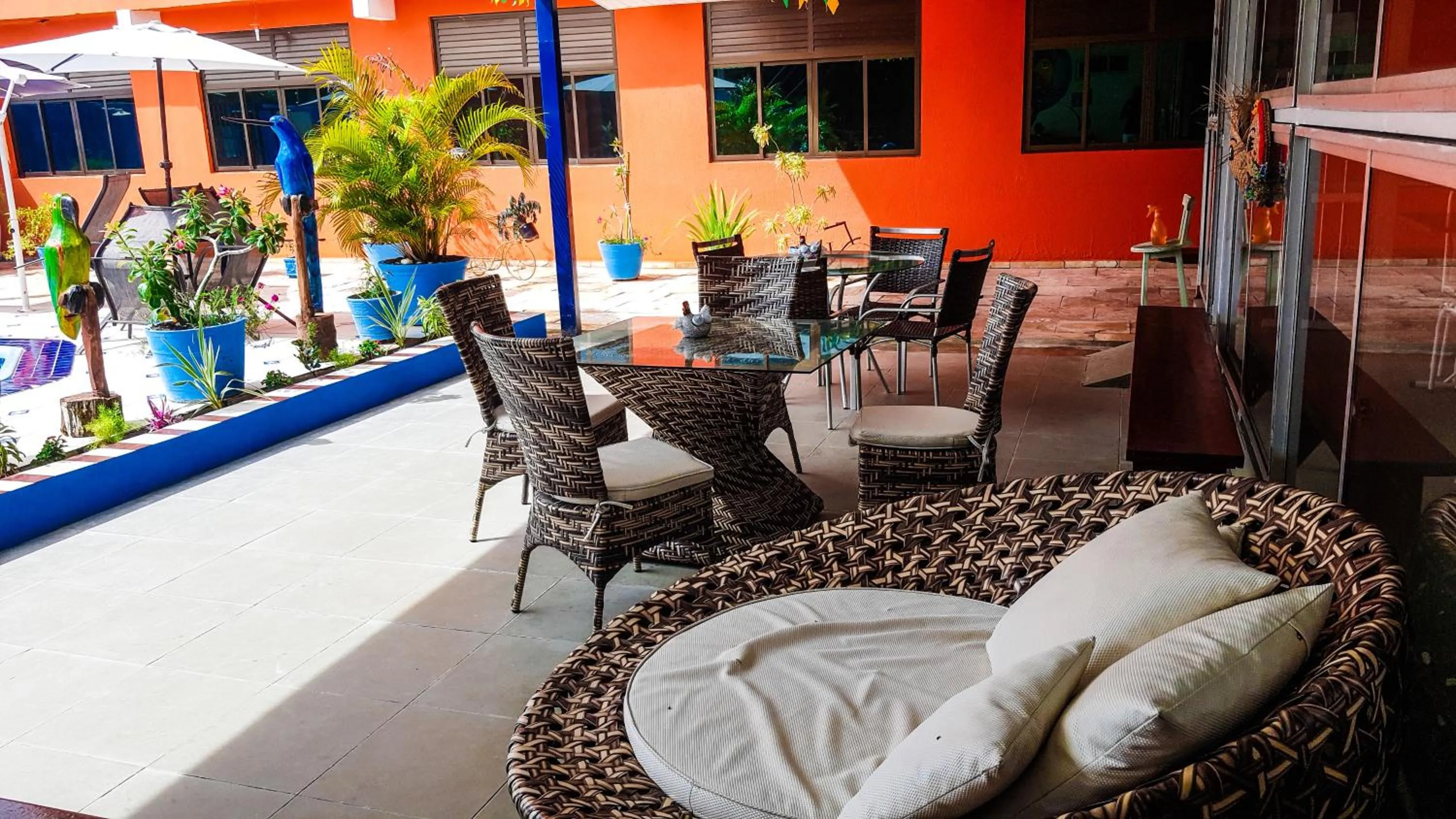 Seating area in Pousada Sal e Mar Maracaipe