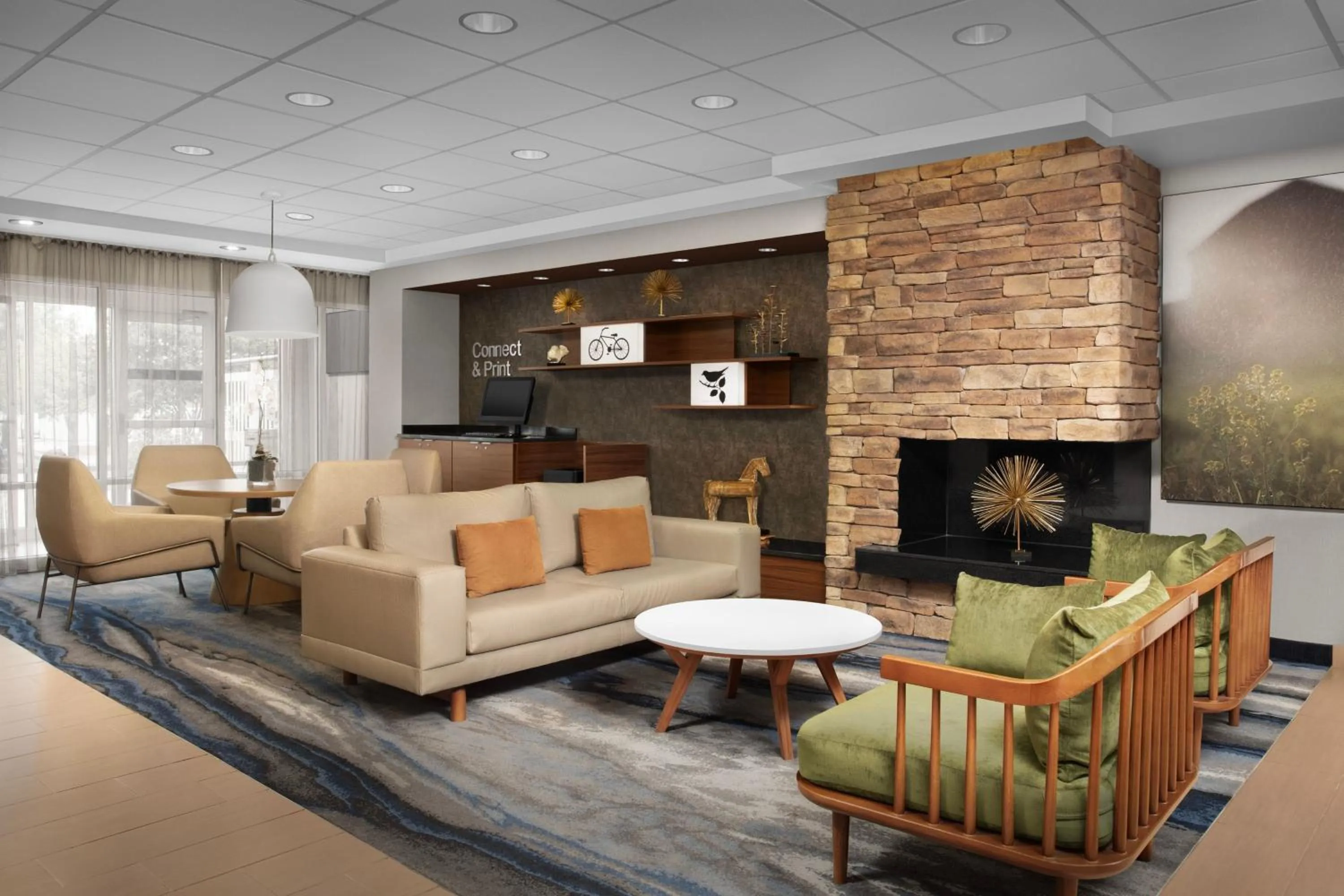 Lobby or reception in Fairfield Inn & Suites Dulles Airport