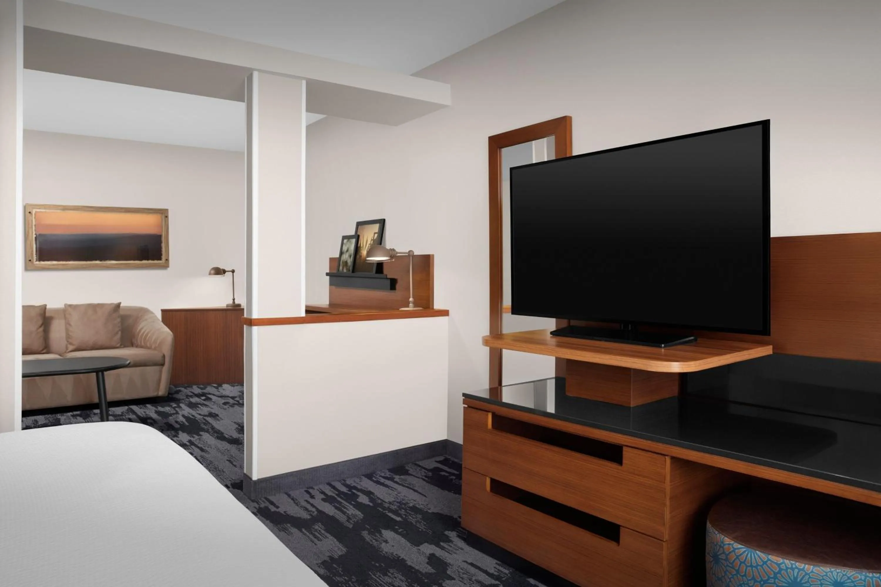 Photo of the whole room, Bed in Fairfield Inn & Suites Dulles Airport