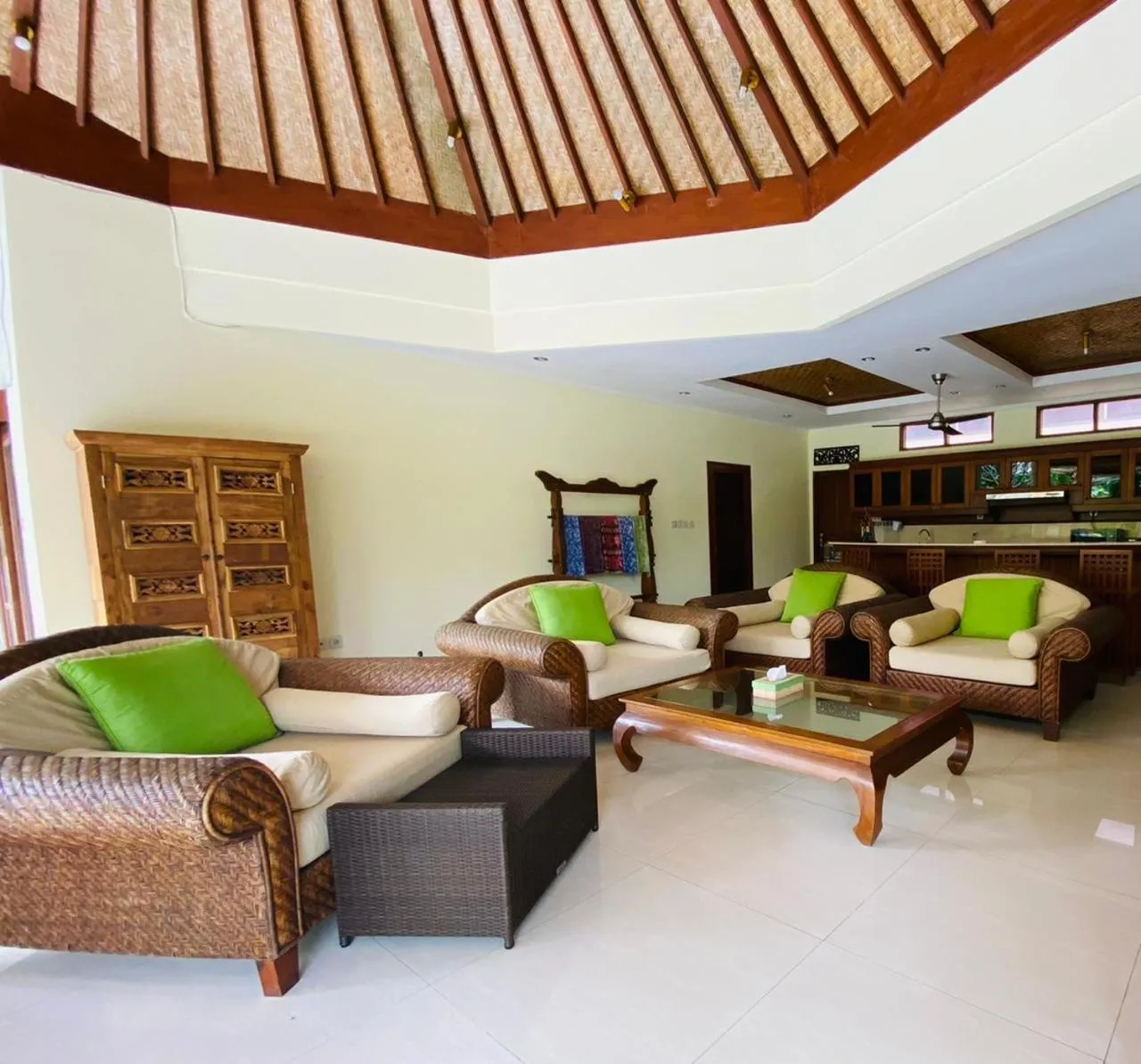 Living room in Bali Jade Villas