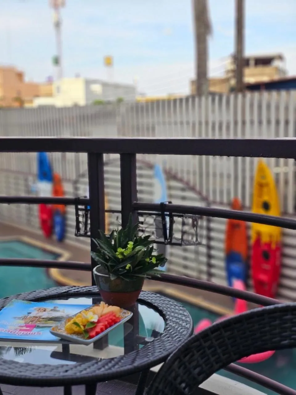 Balcony/Terrace in A-Te Chumphon Hotel - SHA Plus