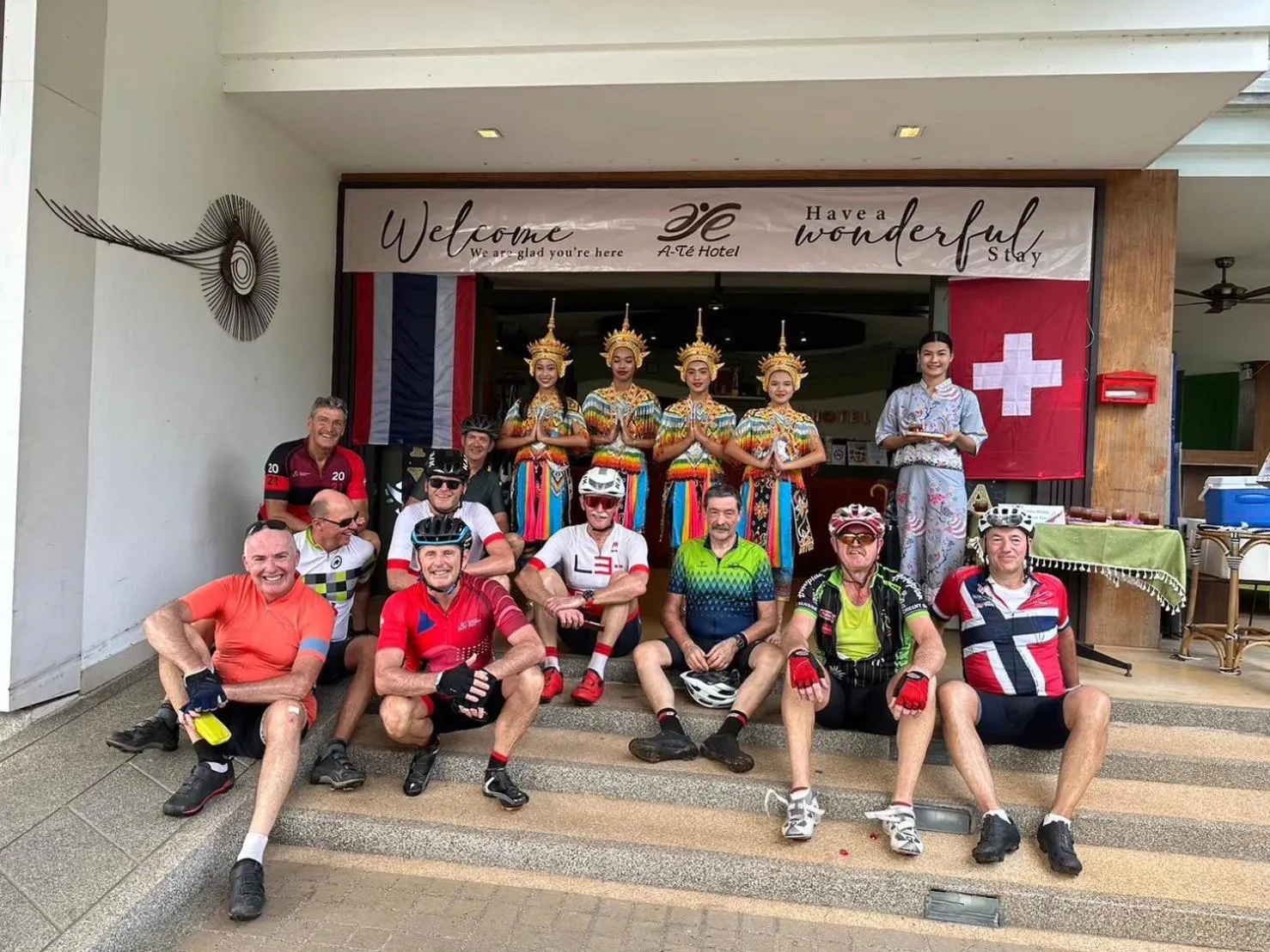 group of guests in A-Te Chumphon Hotel - SHA Plus