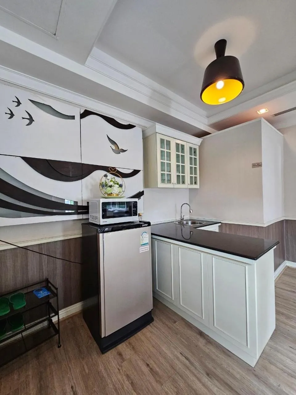 Kitchen or kitchenette in A-Te Chumphon Hotel - SHA Plus