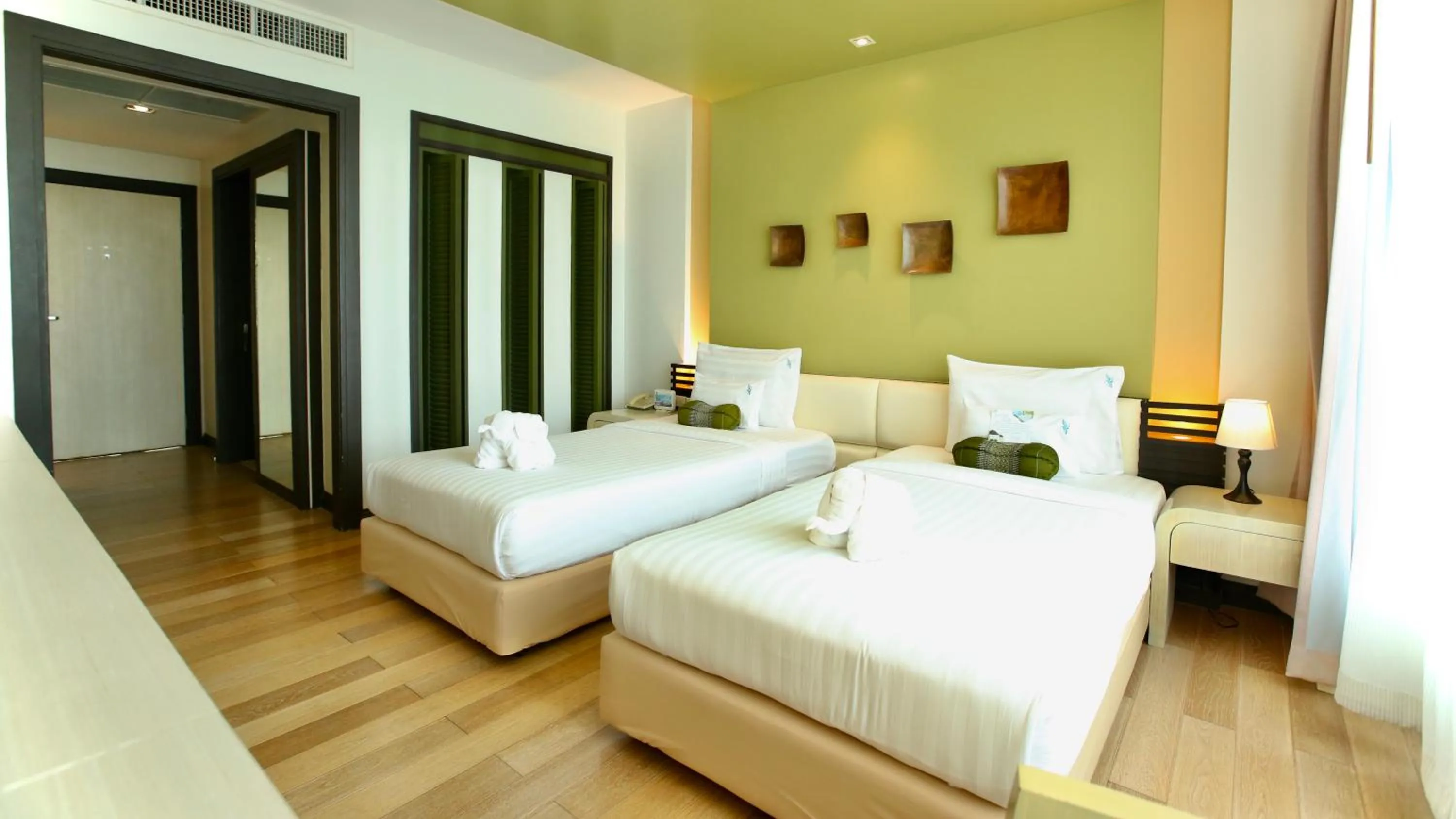 Bed in A-Te Chumphon Hotel - SHA Plus