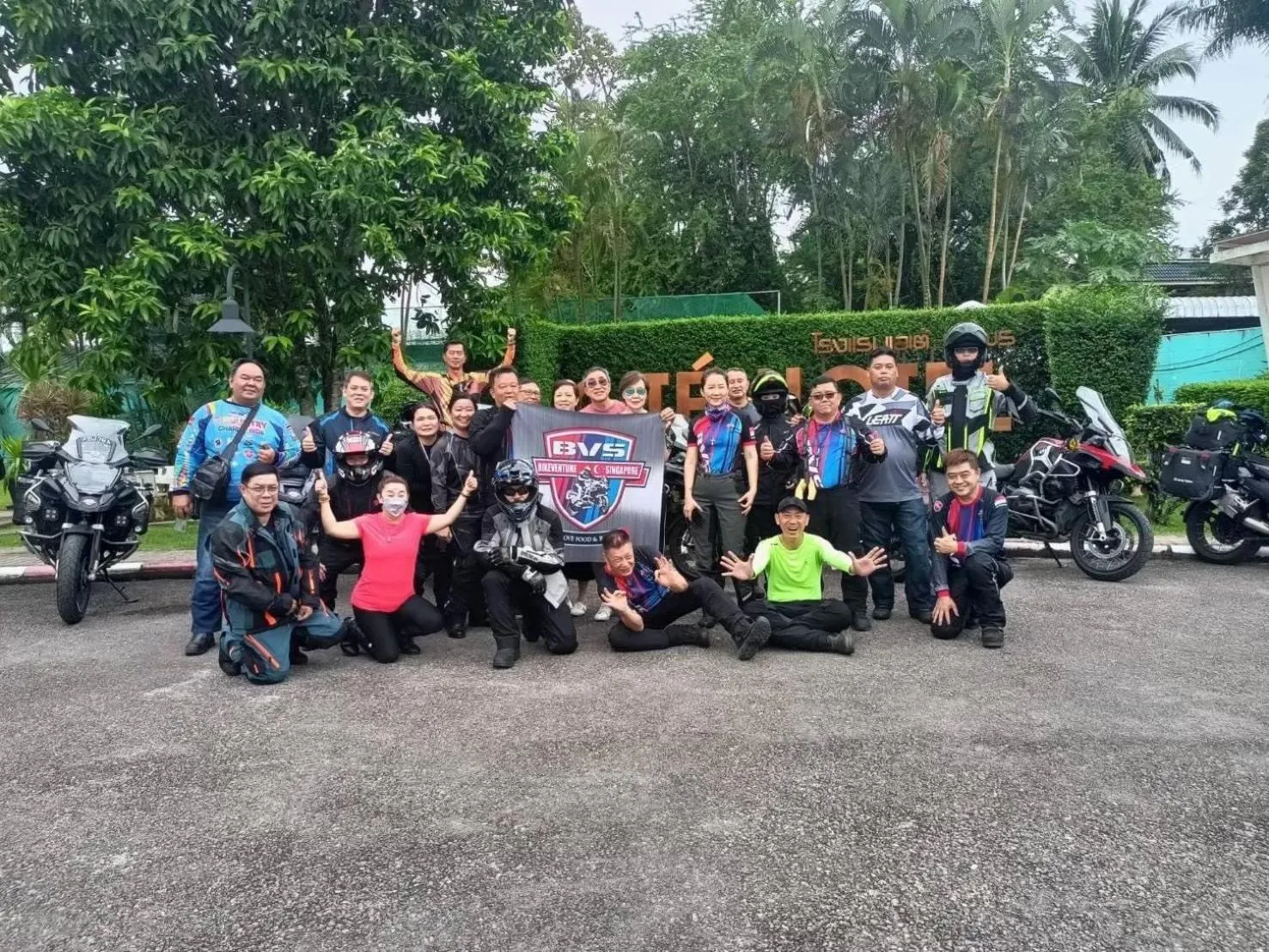 group of guests in A-Te Chumphon Hotel - SHA Plus