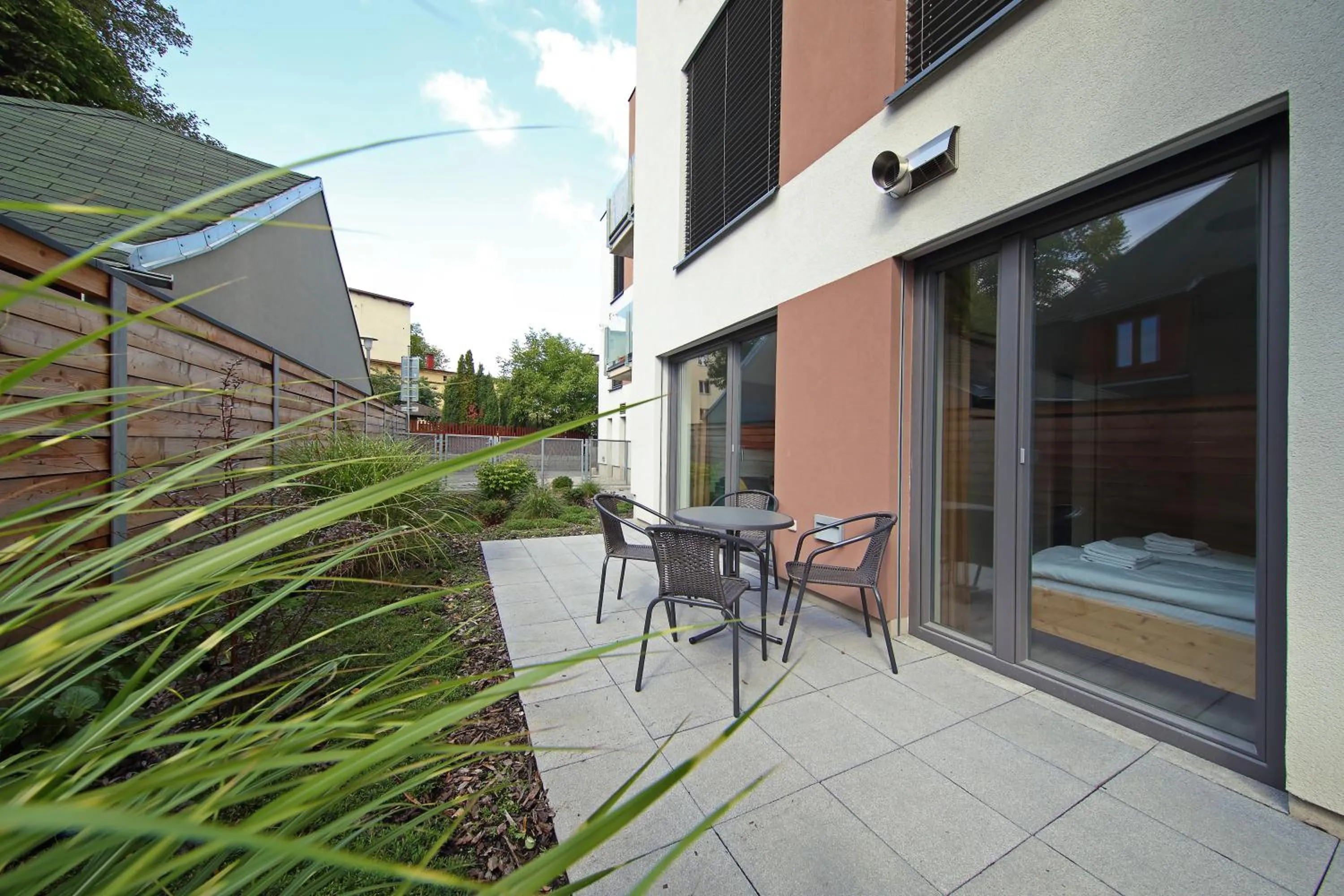 Balcony/Terrace in Apartmány Terasy Café