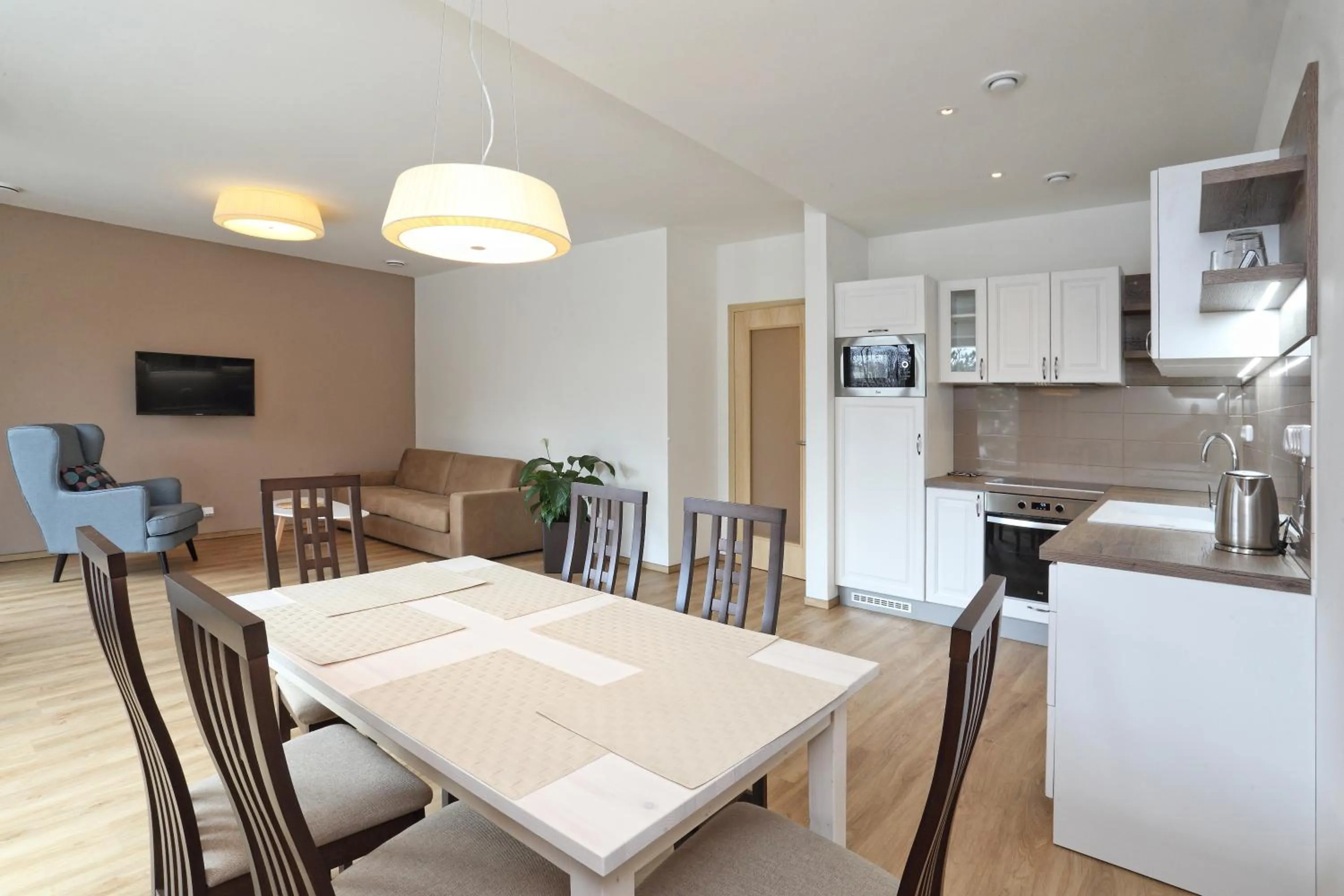 Dining area in Apartmány Terasy Café