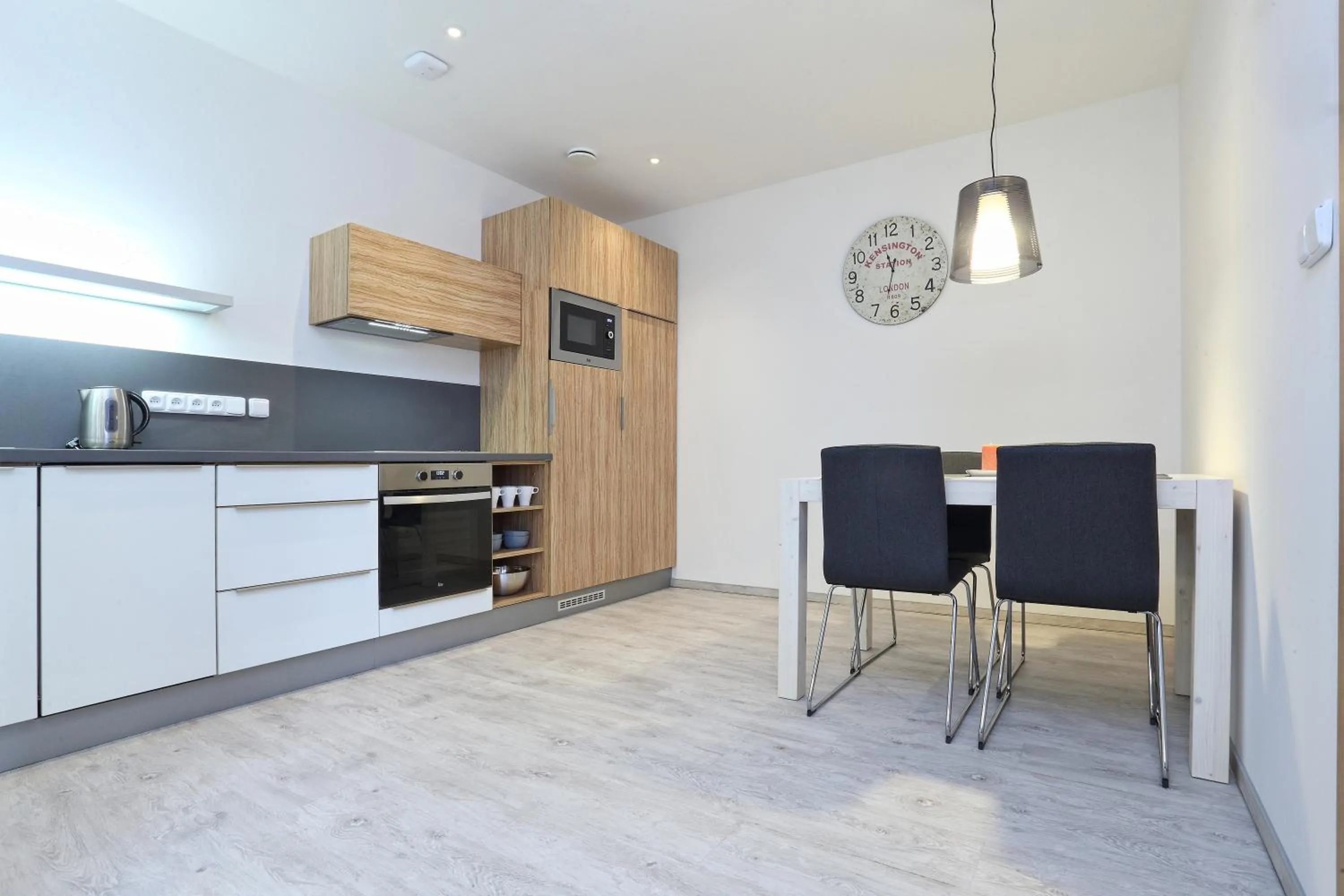 Kitchen or kitchenette in Apartmány Terasy Café