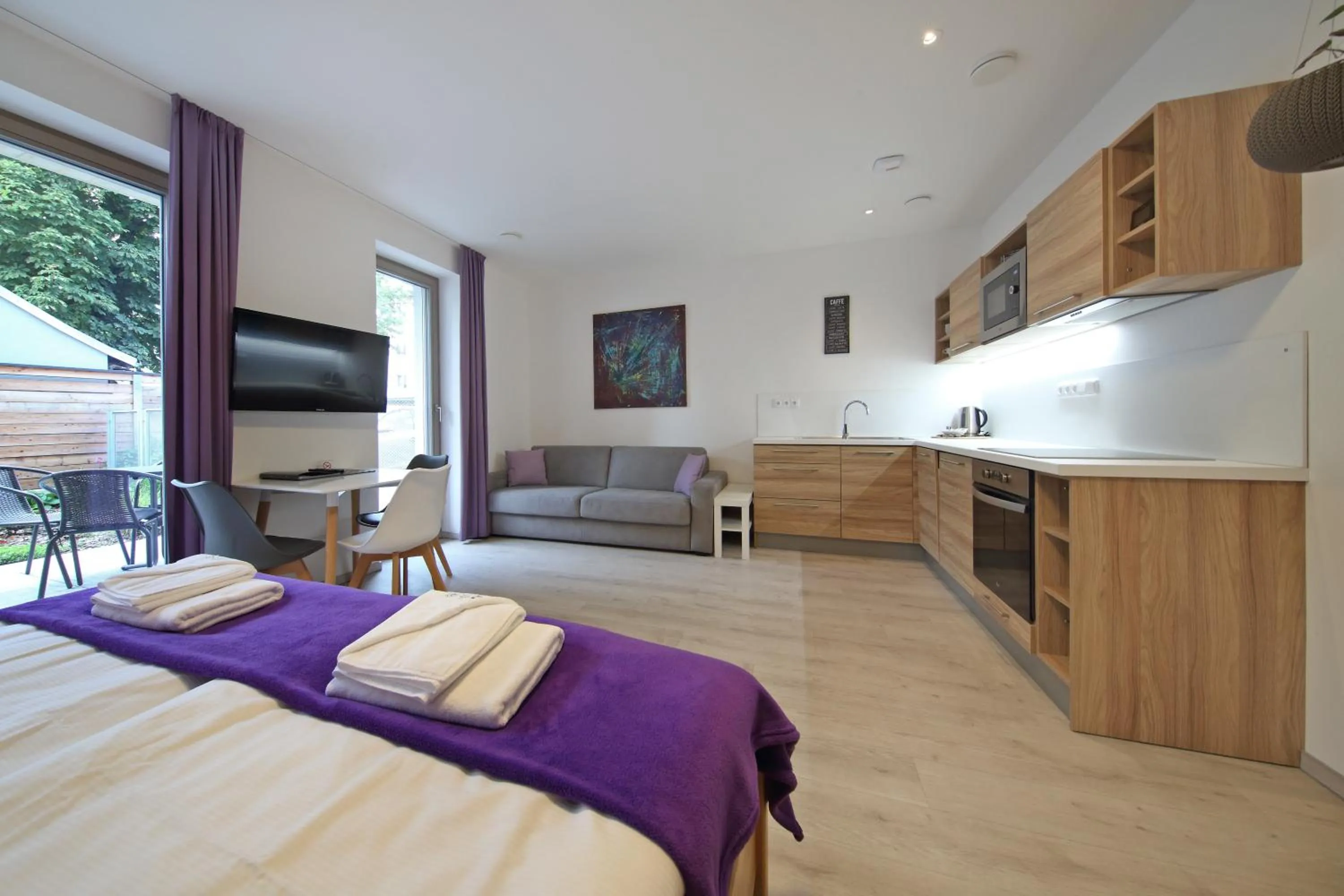 Photo of the whole room, Bed in Apartmány Terasy Café