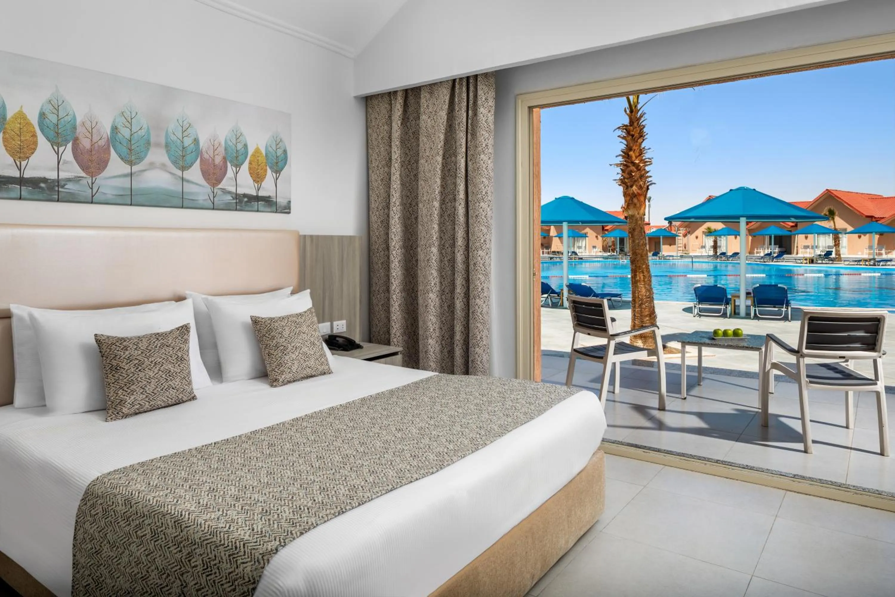 Bed in Pickalbatros Jungle Aqua Park - Neverland Hurghada