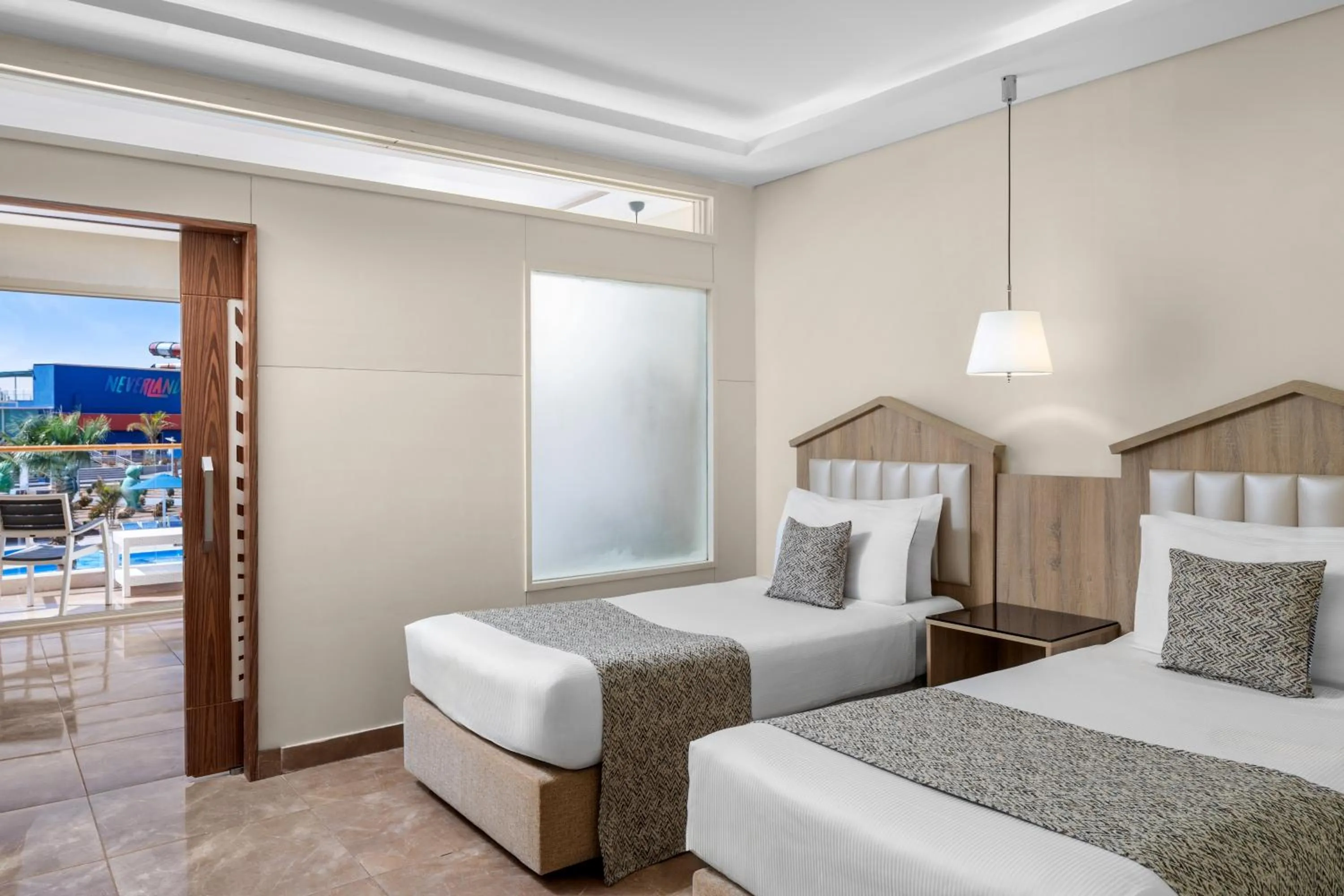 Bed in Pickalbatros Jungle Aqua Park - Neverland Hurghada