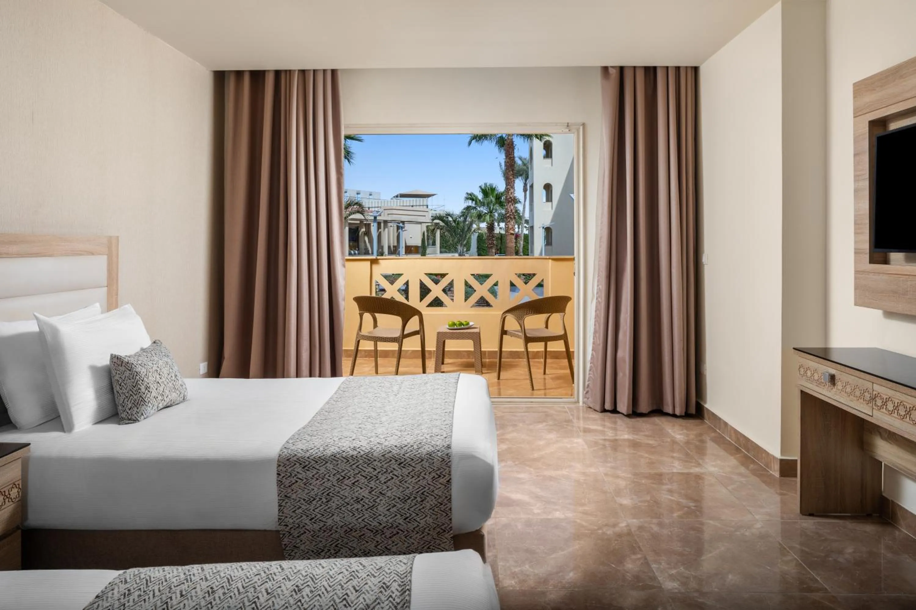 Bed in Pickalbatros Aqua Blu Resort - Hurghada