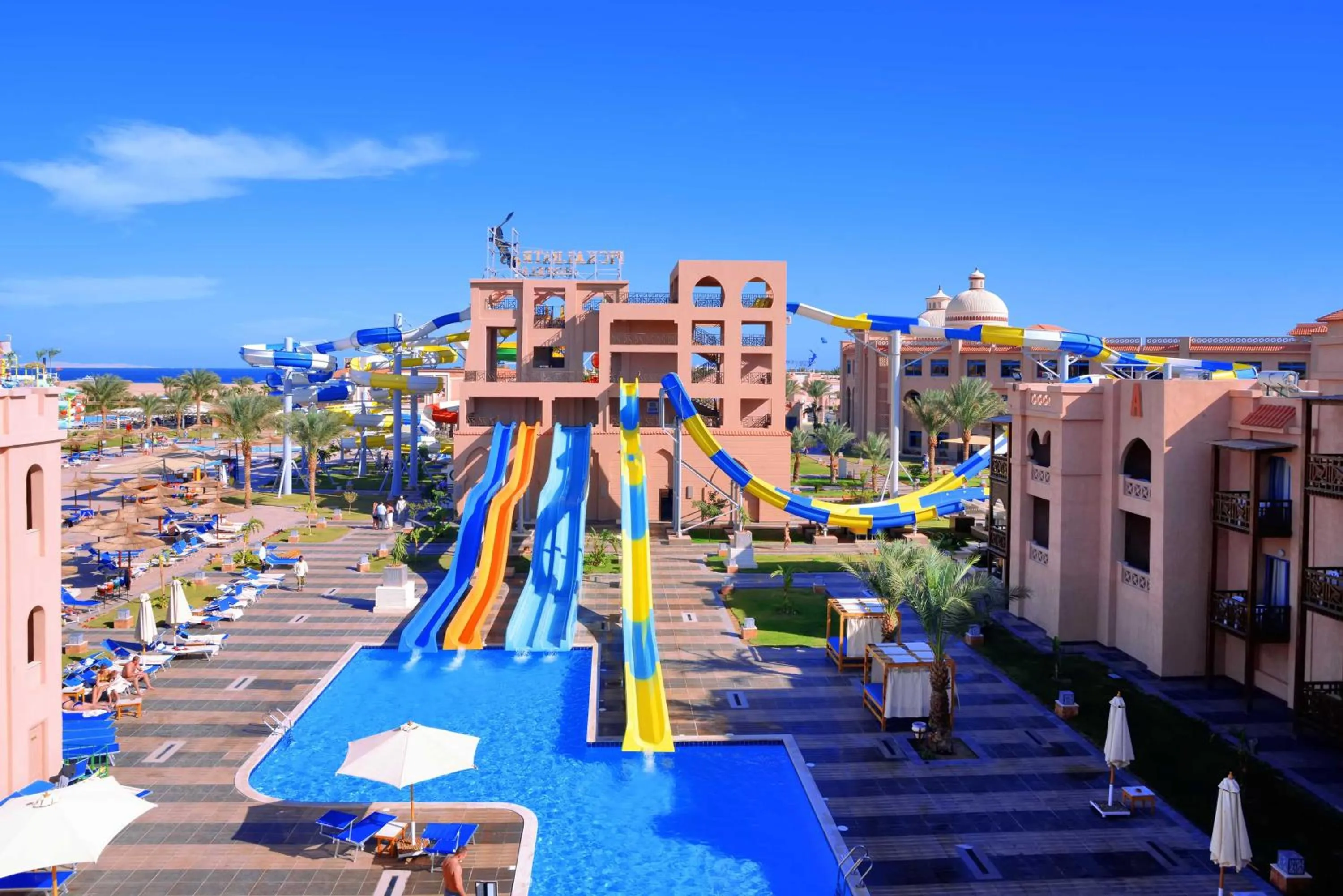 Aqua park in Pickalbatros Aqua Blu Resort - Hurghada