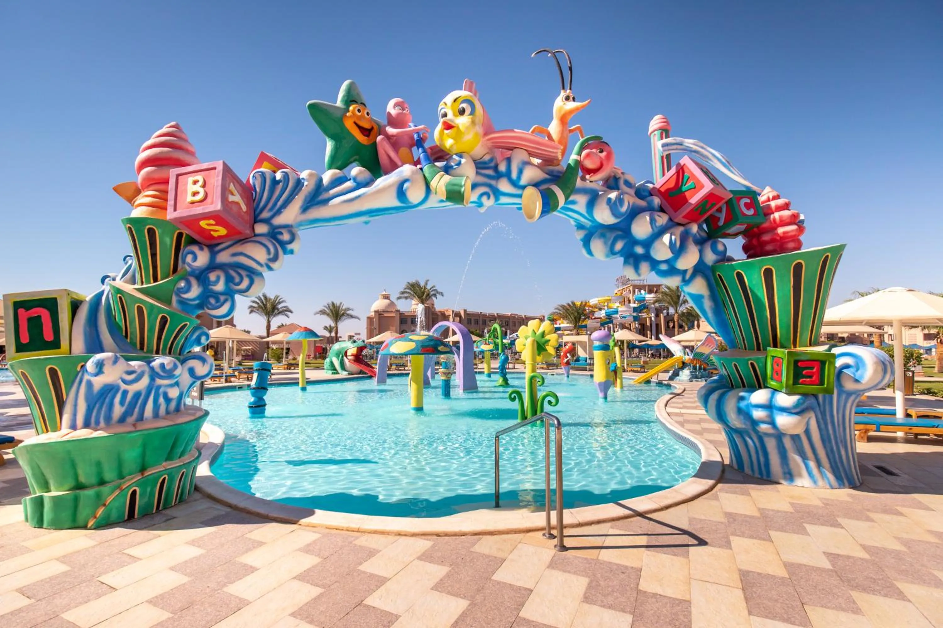 Aqua park in Pickalbatros Aqua Blu Resort - Hurghada