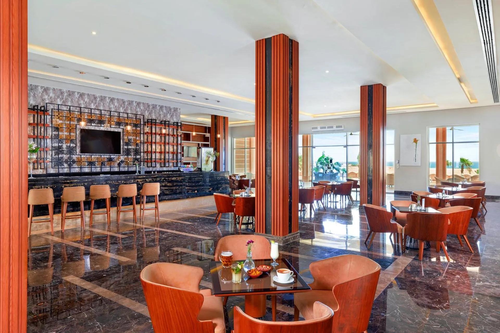 Lounge or bar in Pickalbatros Aqua Blu Resort - Hurghada