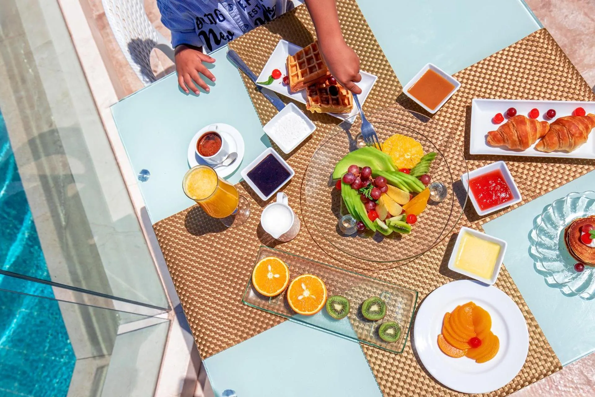 Food and drinks in Pickalbatros Aqua Blu Resort - Hurghada