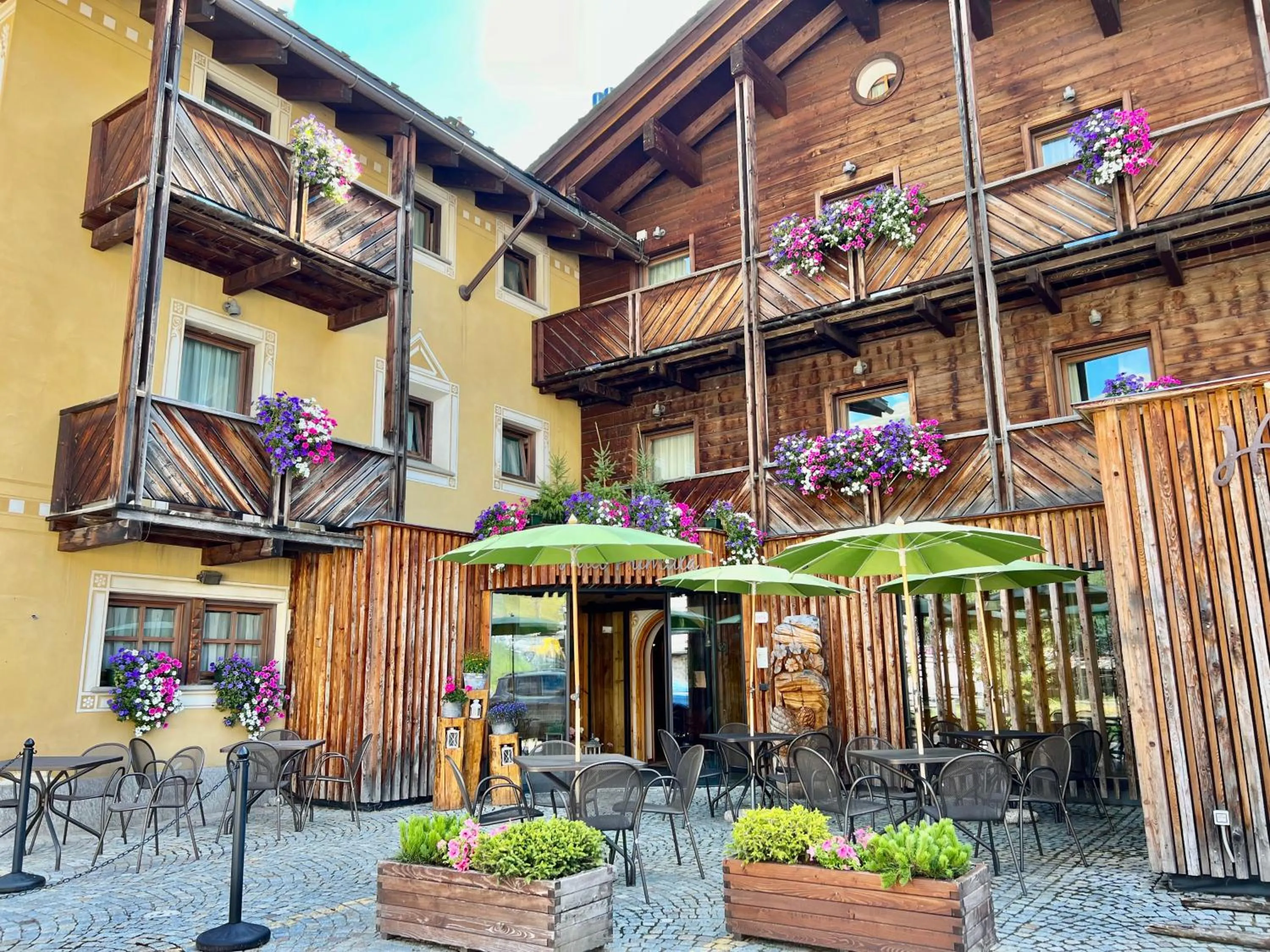 Property building in Hotel Primula