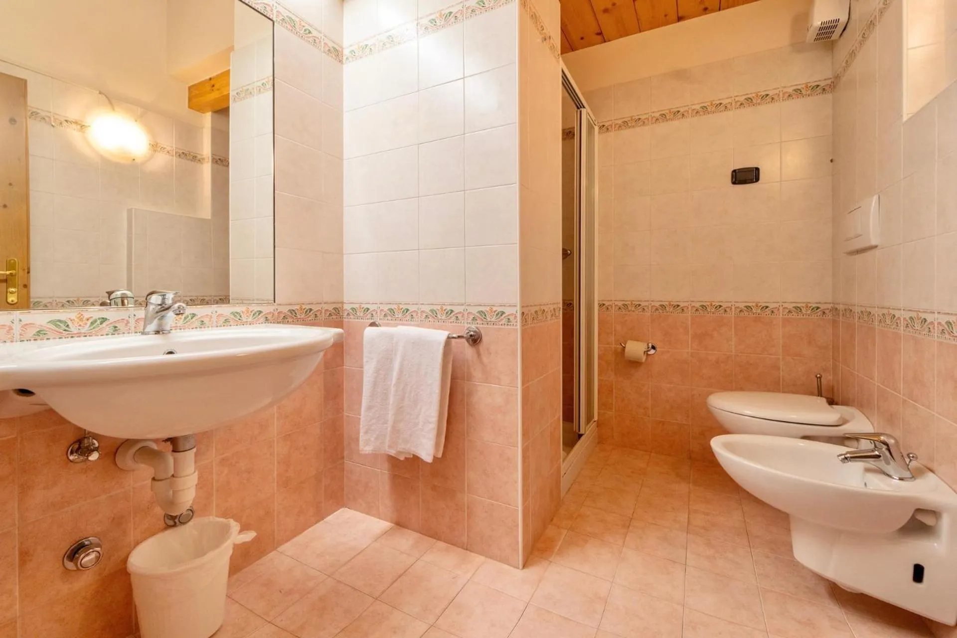 Shower in Hotel Primula