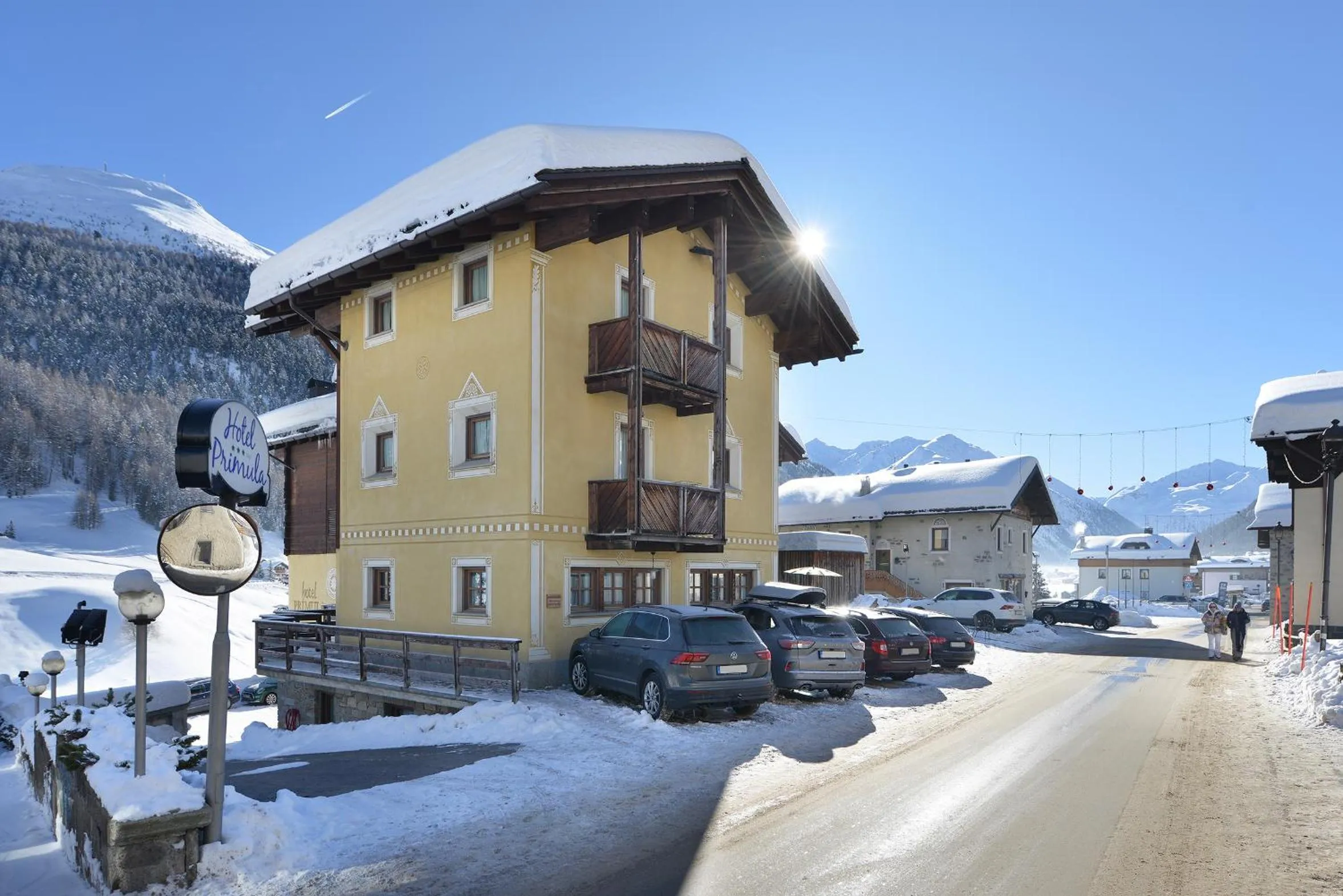 Property building in Hotel Primula