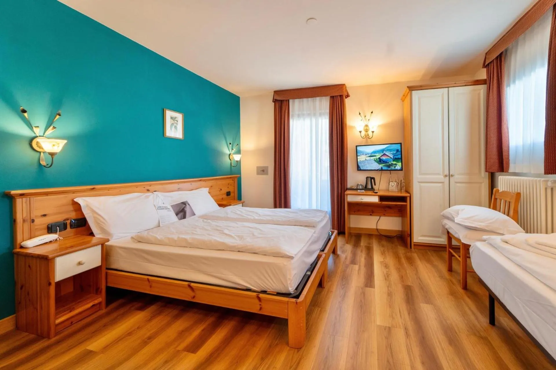 Bed in Hotel Primula