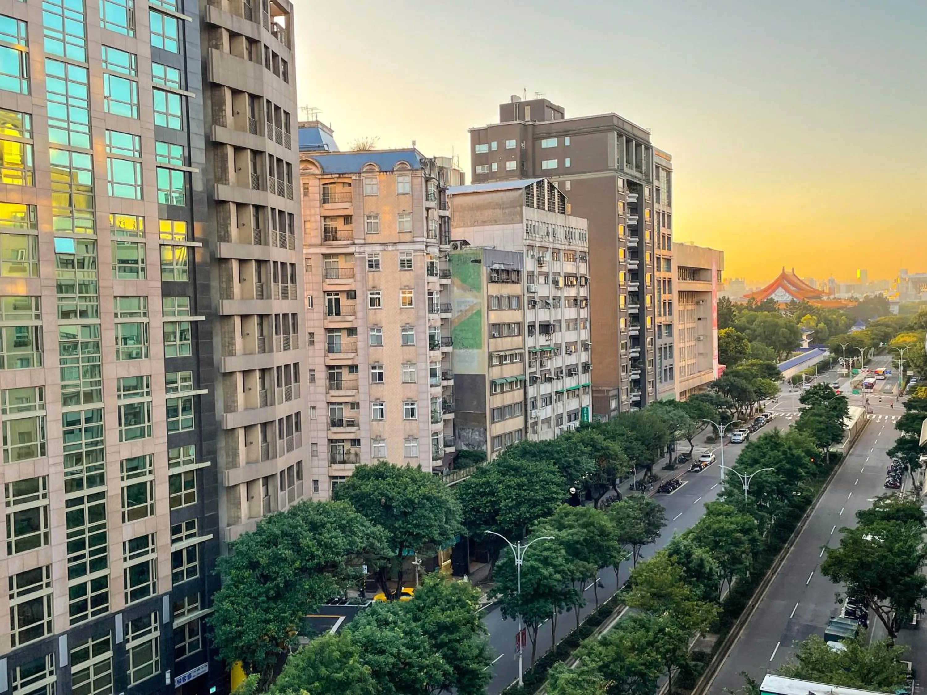 City view in CHECK inn Express Taipei Yongkang