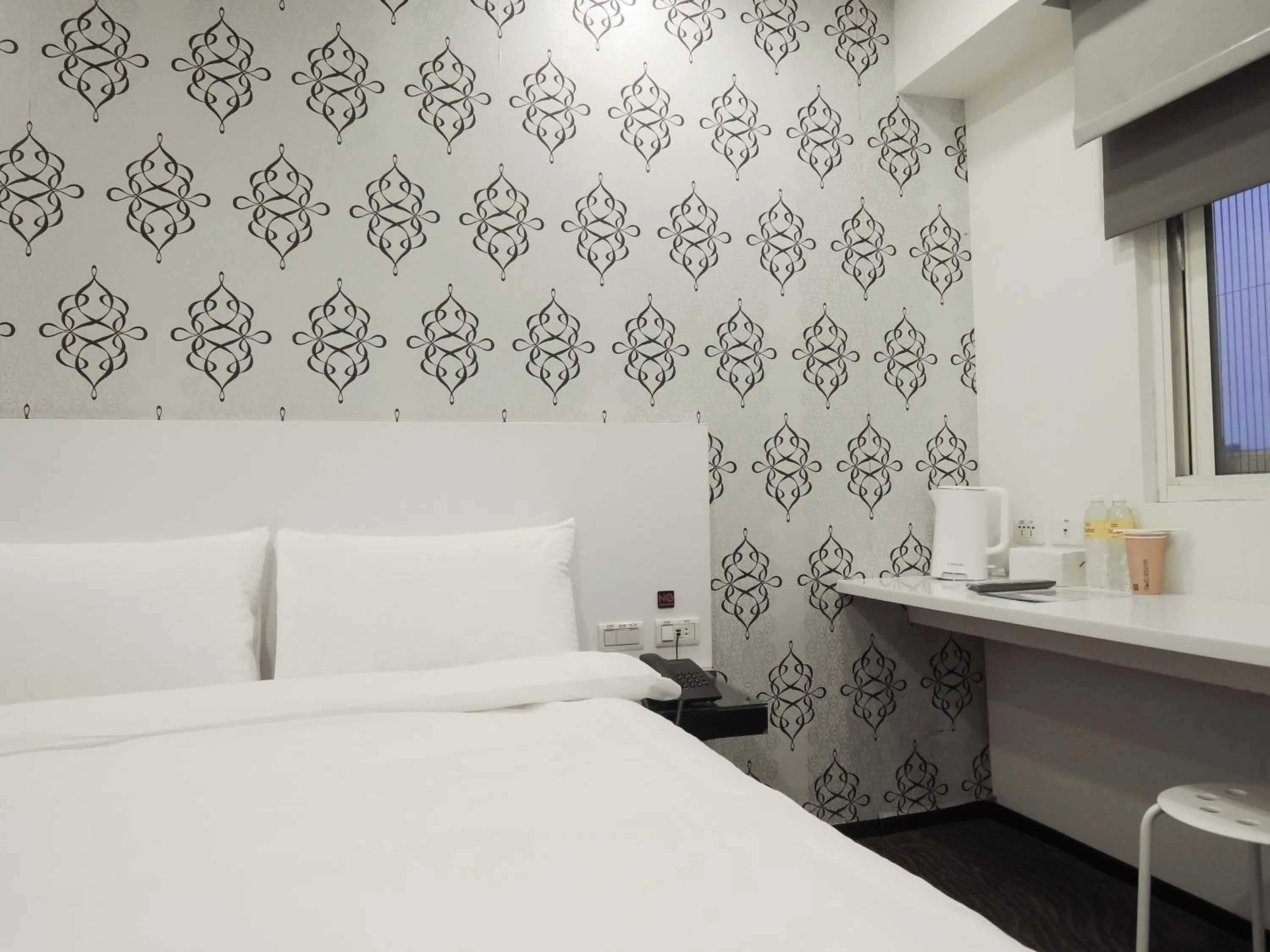 Bed in CHECK inn Express Taipei Yongkang