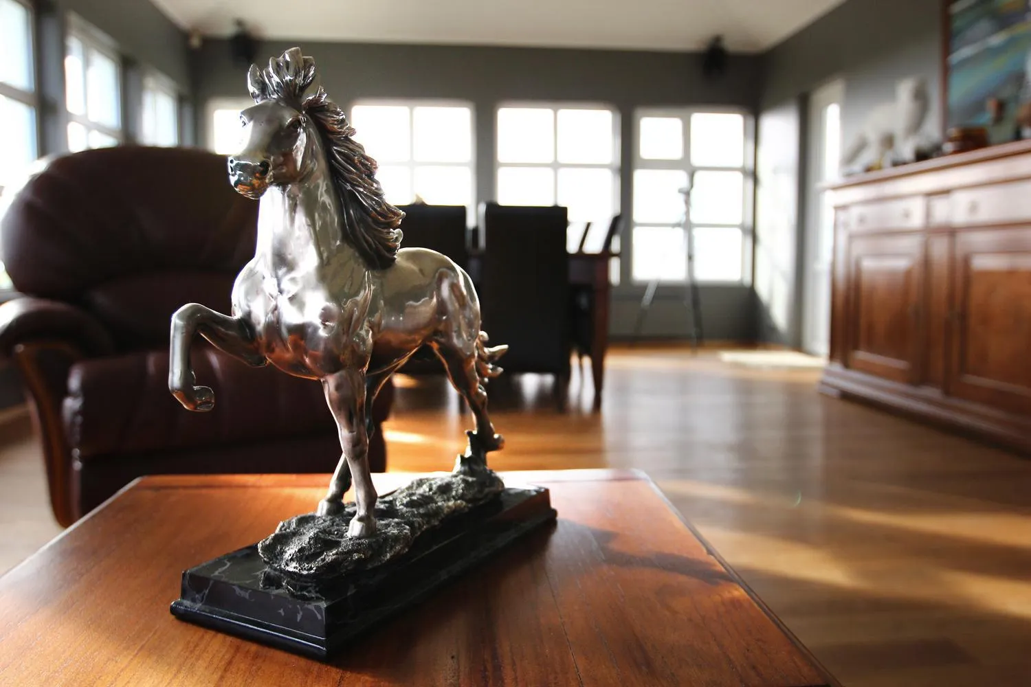 Living room in Ármót Guesthouse
