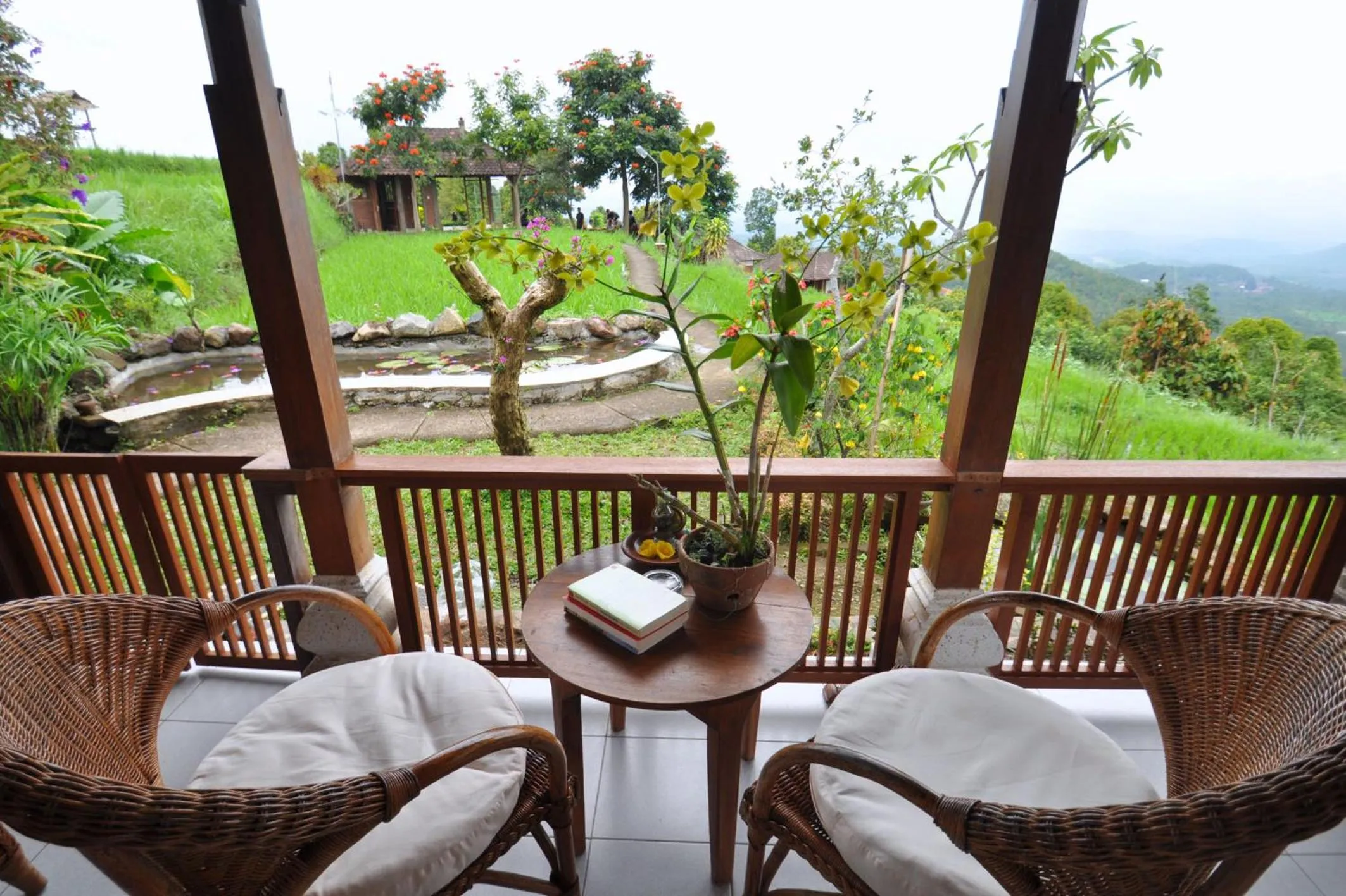 Garden in Puri Lumbung Cottages Restaurant & Spa Munduk