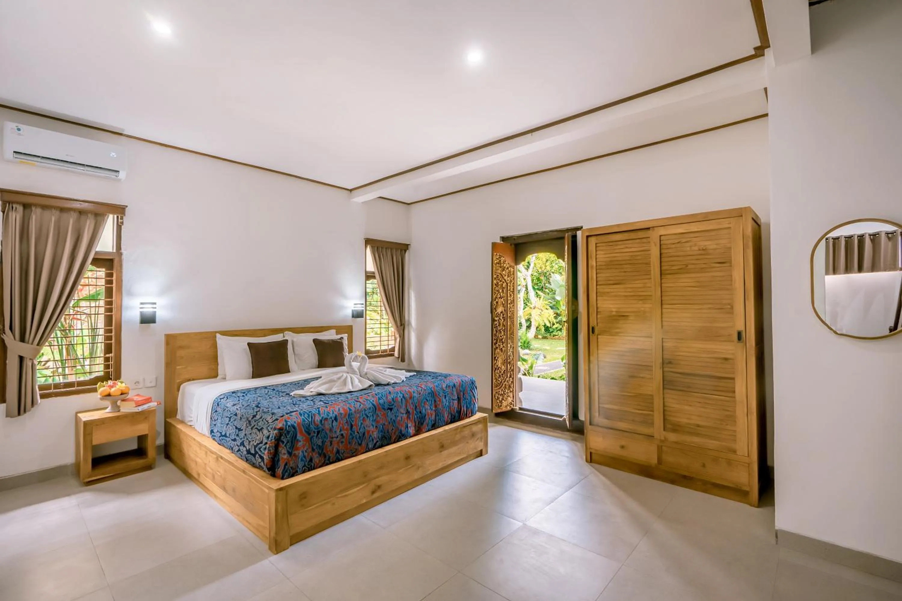 Bedroom, Bed in Garden View Ubud